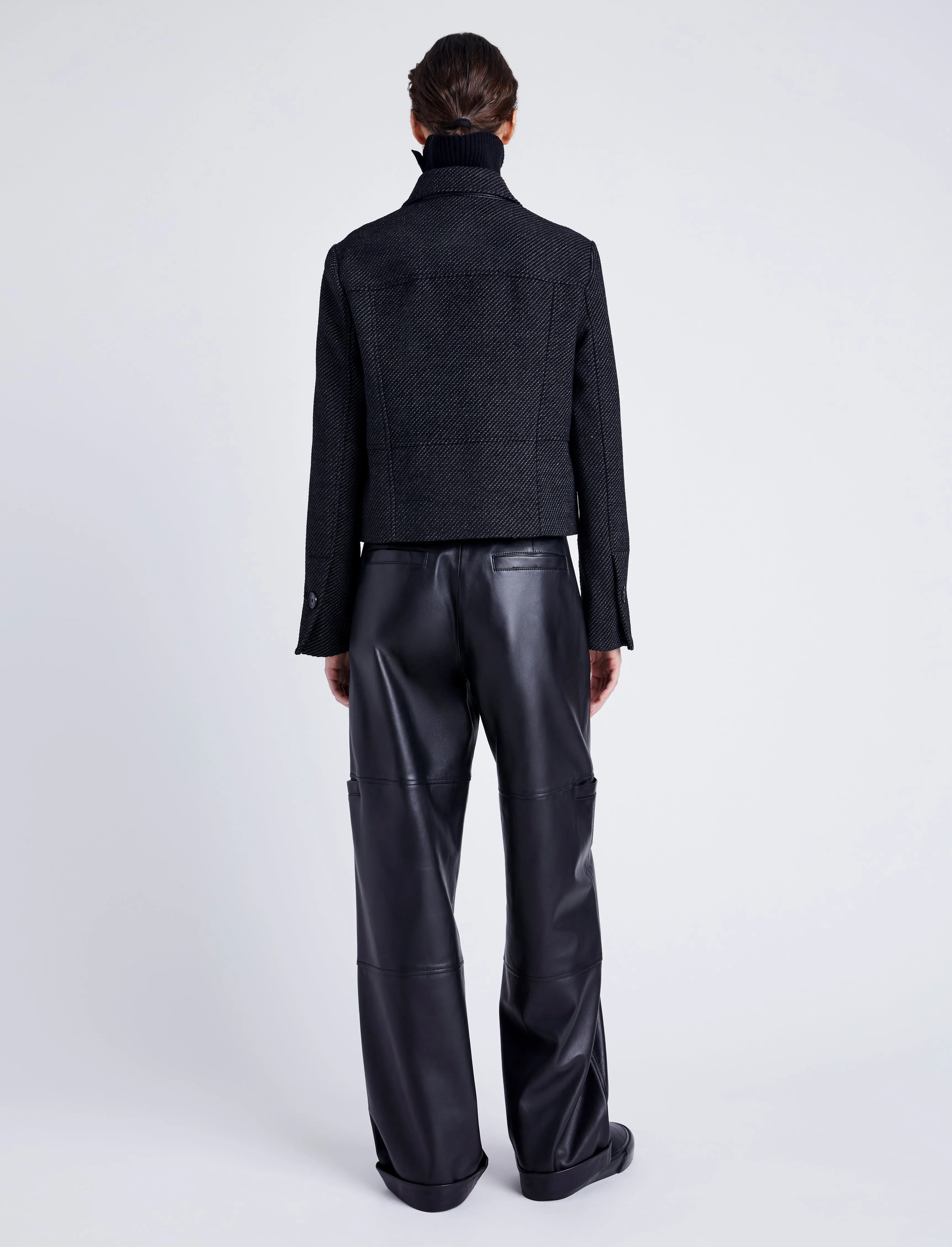 Colette Jacket in Soft Twill Coating sold by Proenza Schouler product image thumbnail 5