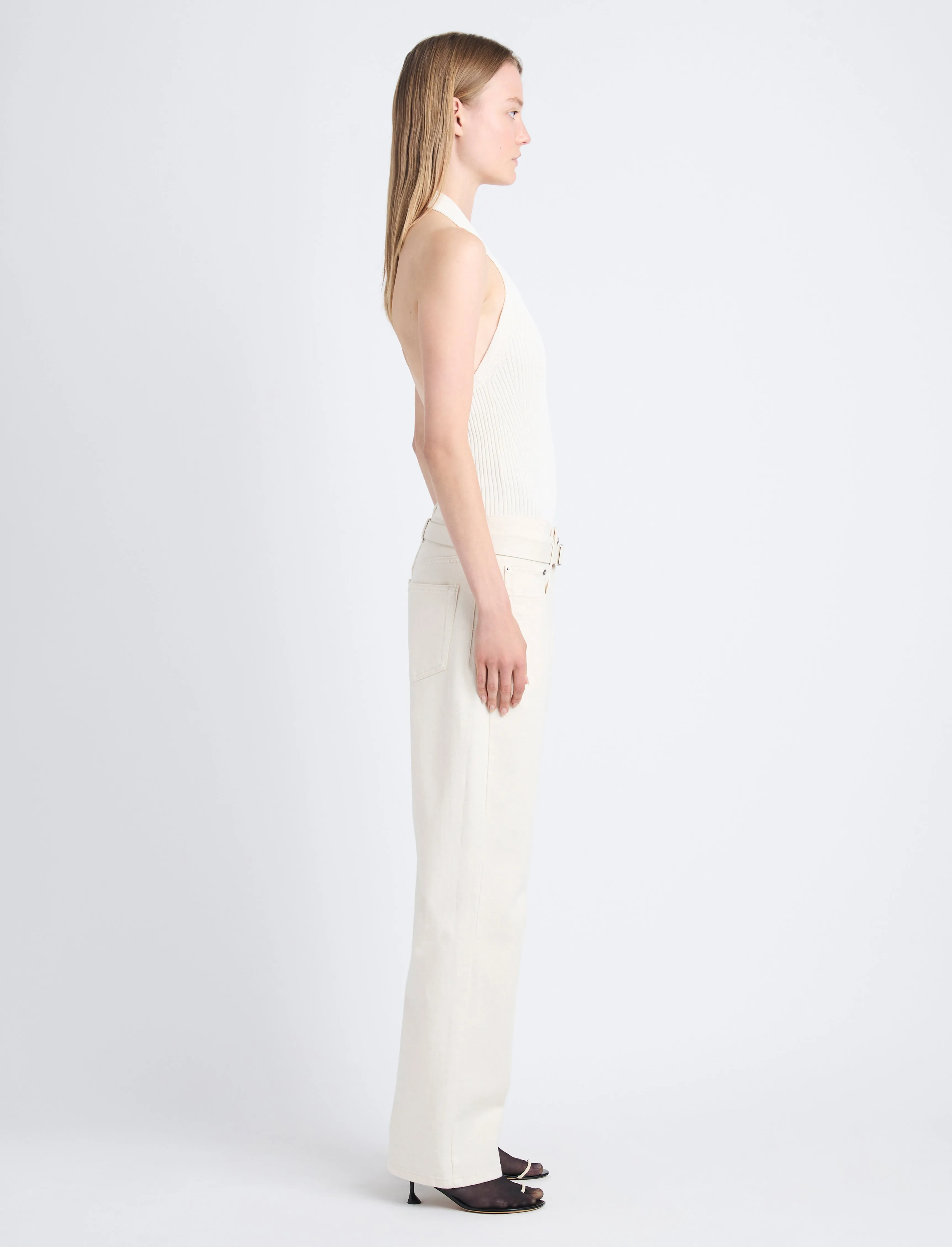 Gloria Top in Viscose Rib sold by Proenza Schouler product image thumbnail 4