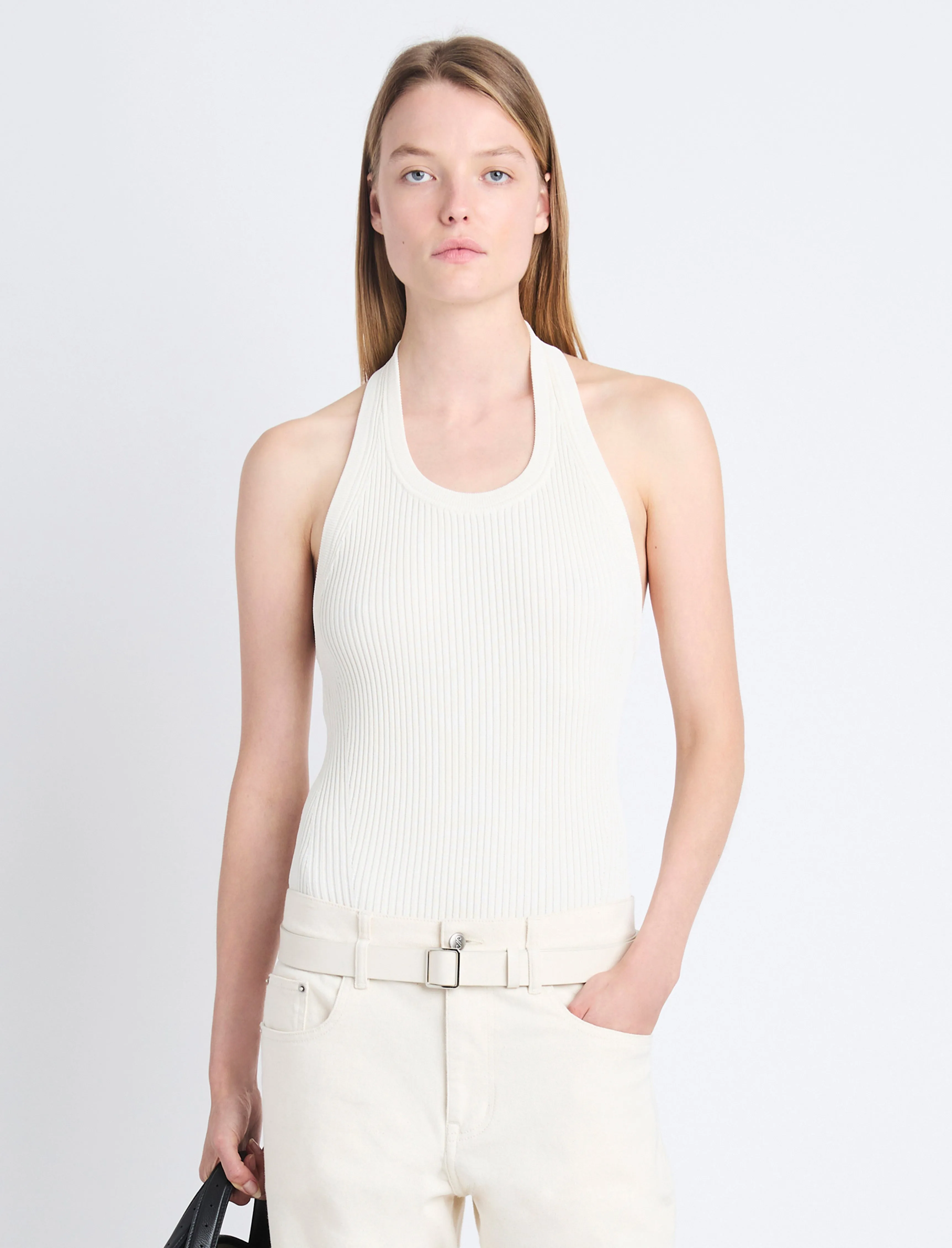 Gloria Top in Viscose Rib sold by Proenza Schouler product image thumbnail 2