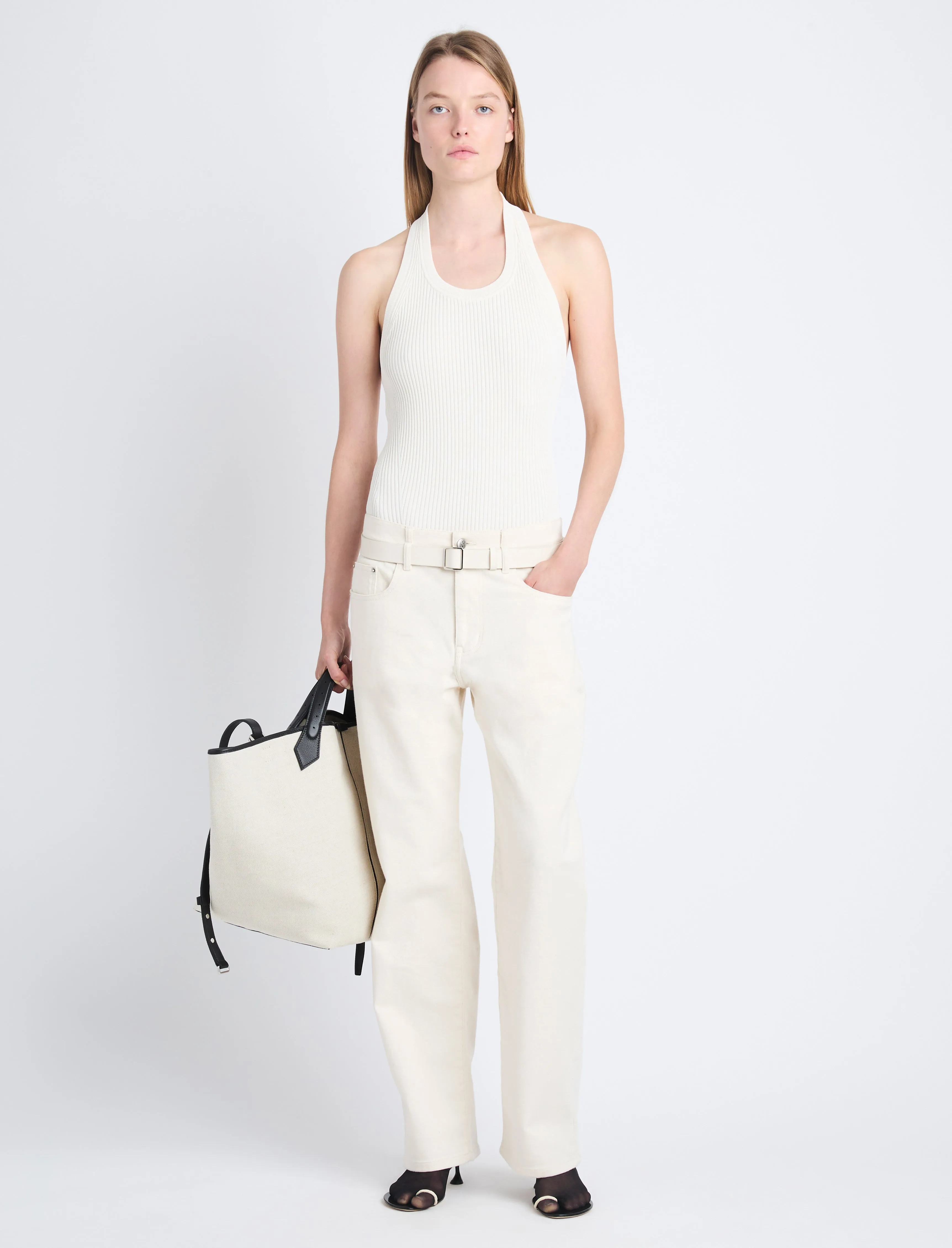 Gloria Top in Viscose Rib sold by Proenza Schouler product image thumbnail 3