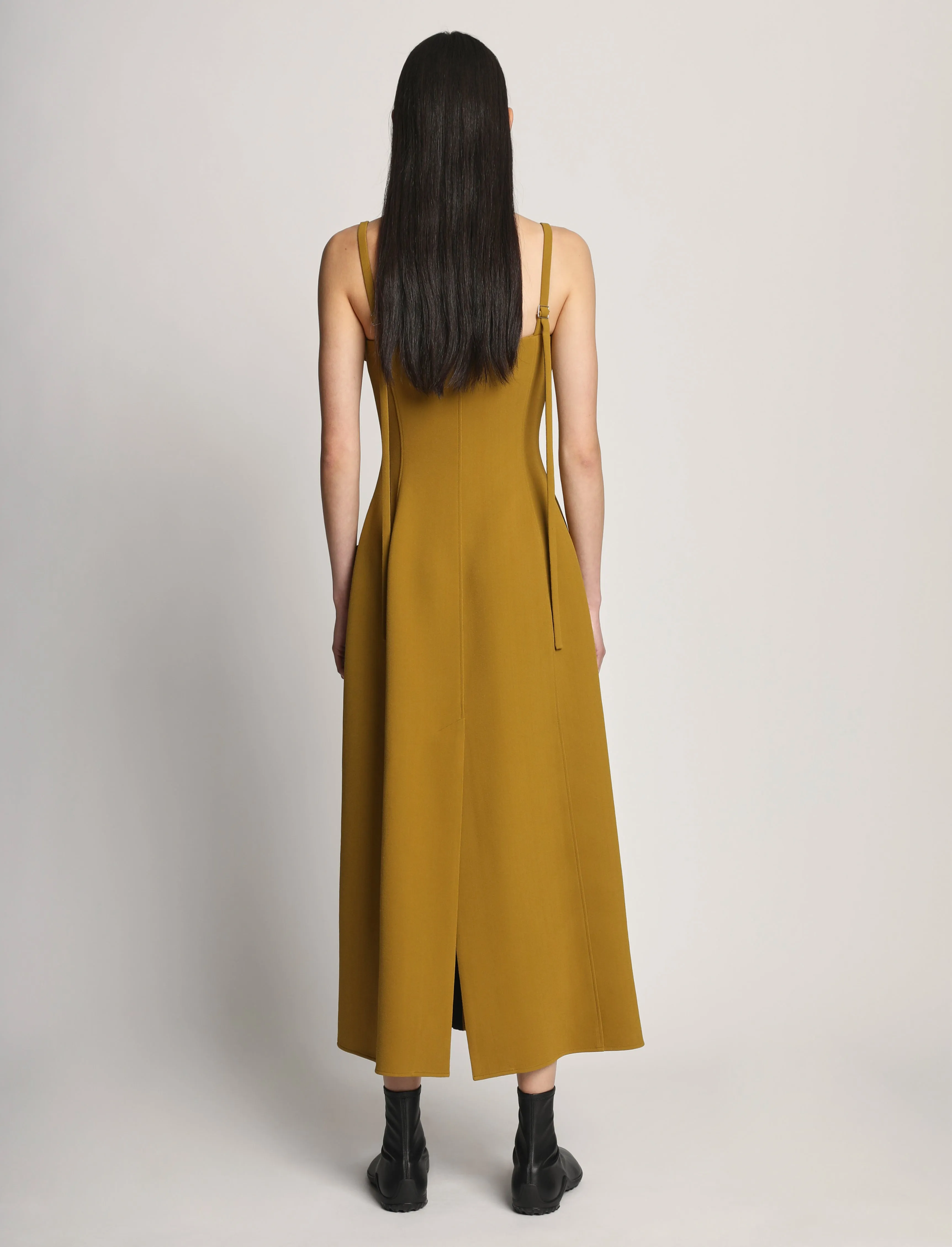 Bi-Stretch Crepe Dress - OCHRE sold by Proenza Schouler product image thumbnail 4