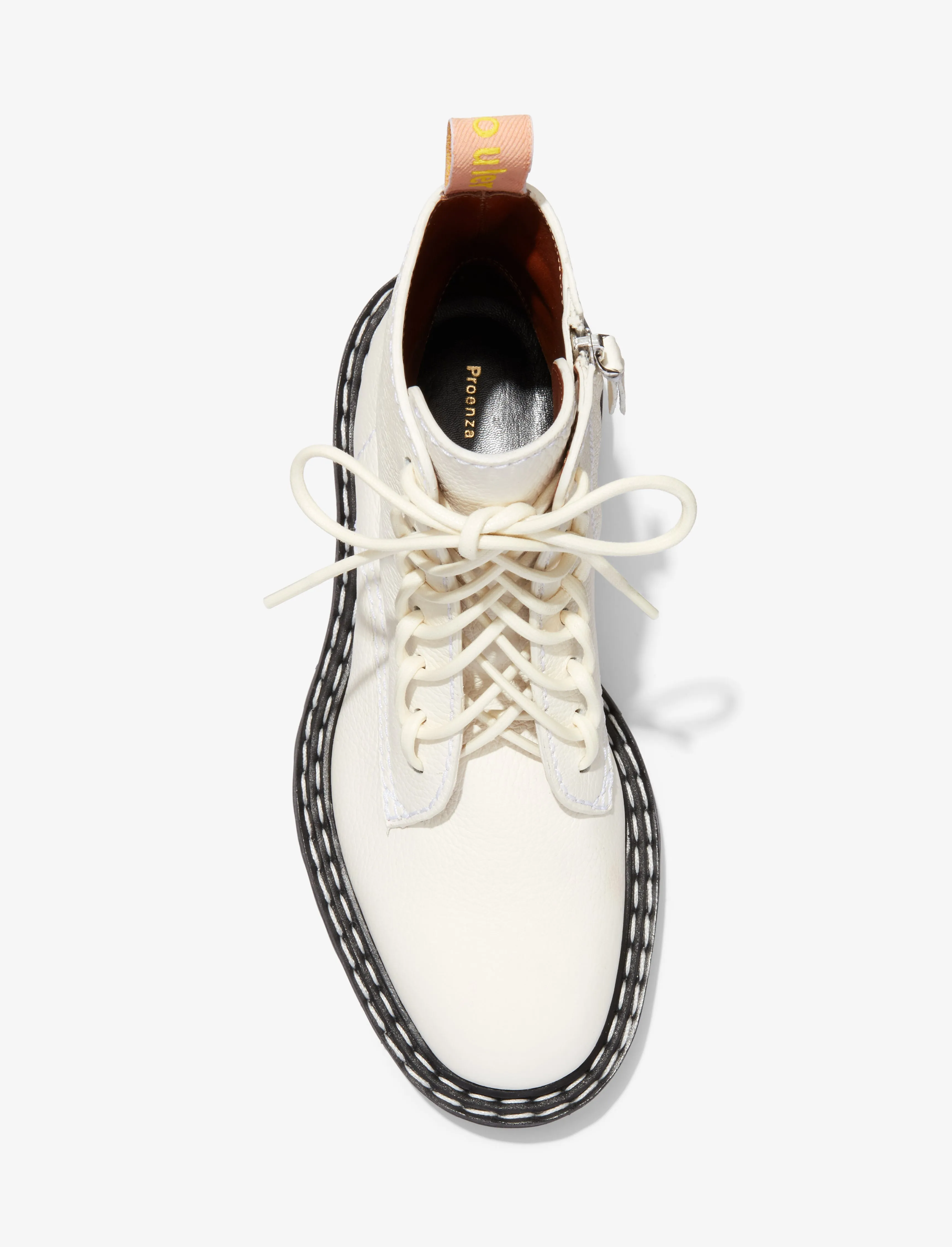 Lug Sole Combat Boots in Grainy Leather sold by Proenza Schouler product image thumbnail 4