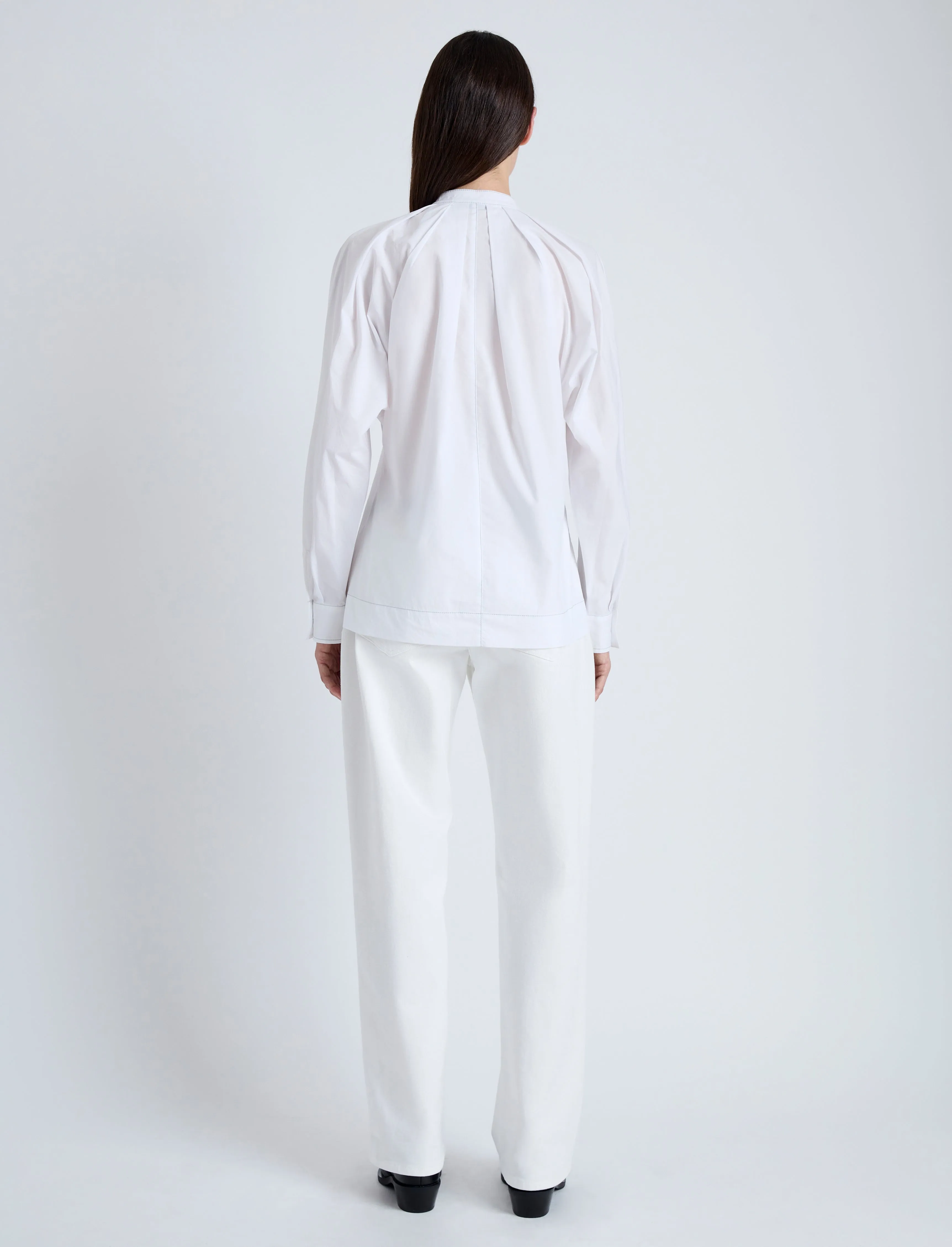 Carter Top in Tech Poplin sold by Proenza Schouler product image thumbnail 5