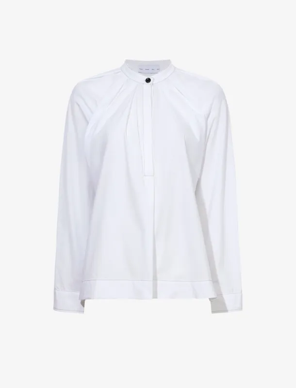 Carter Top in Tech Poplin made by Proenza Schouler
