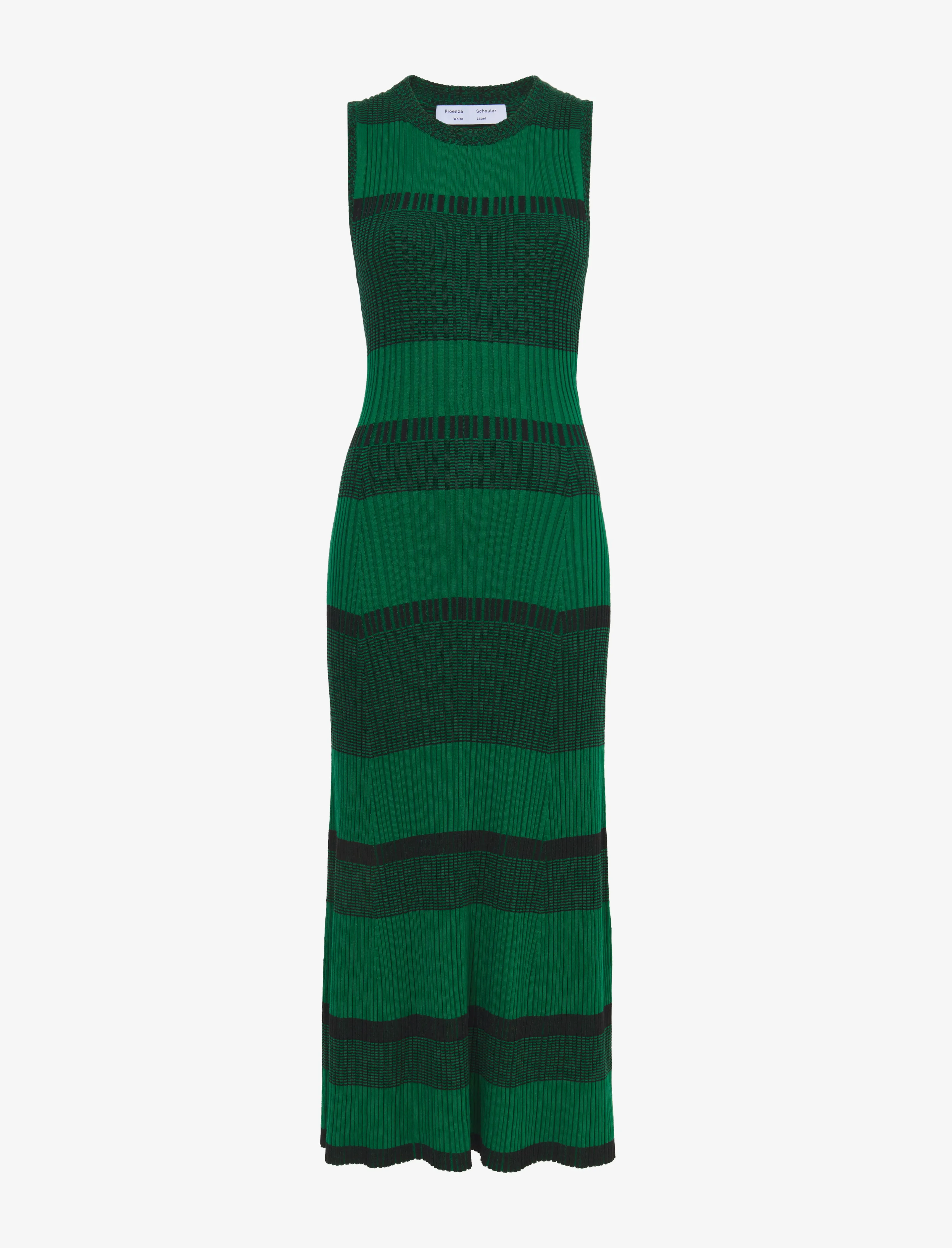 Mini Stripe Sleeveless Knit Dress sold by Proenza Schouler