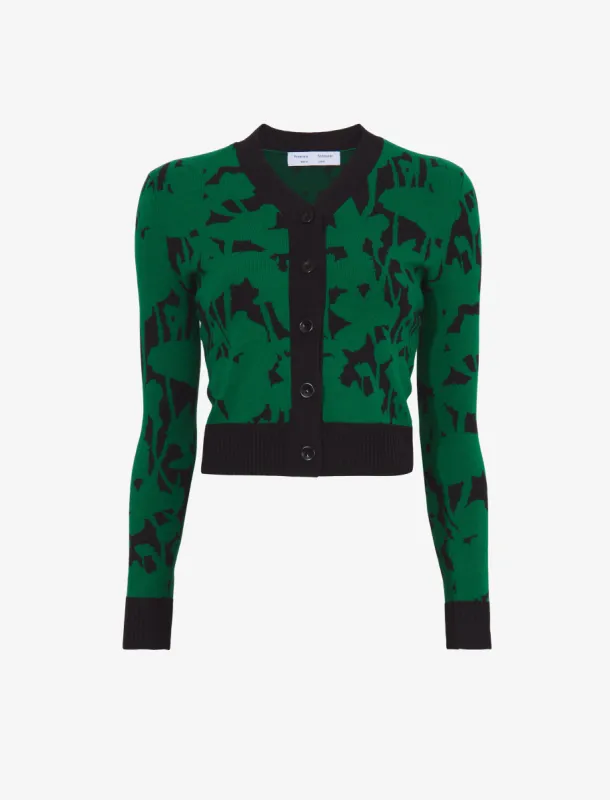 Knit Floral Cardigan sold by Proenza Schouler