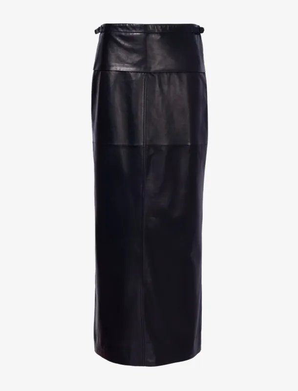 Adriana Skirt in Paper Leather made by Proenza Schouler