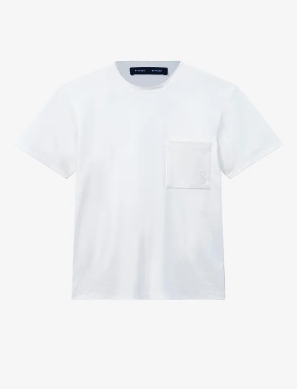 Kira T-Shirt in Eco Cotton Jersey sold by Proenza Schouler
