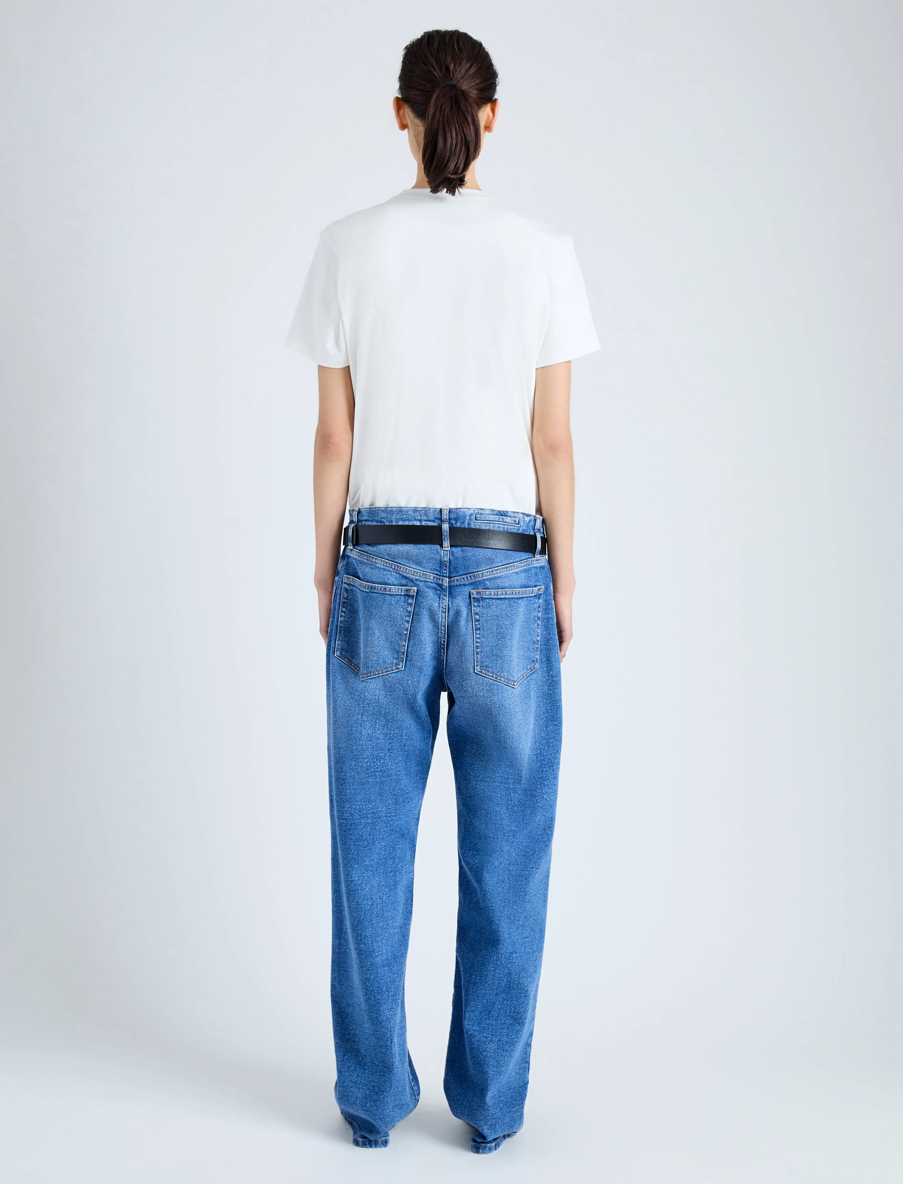 Kira T-Shirt in Eco Cotton Jersey sold by Proenza Schouler product image thumbnail 5