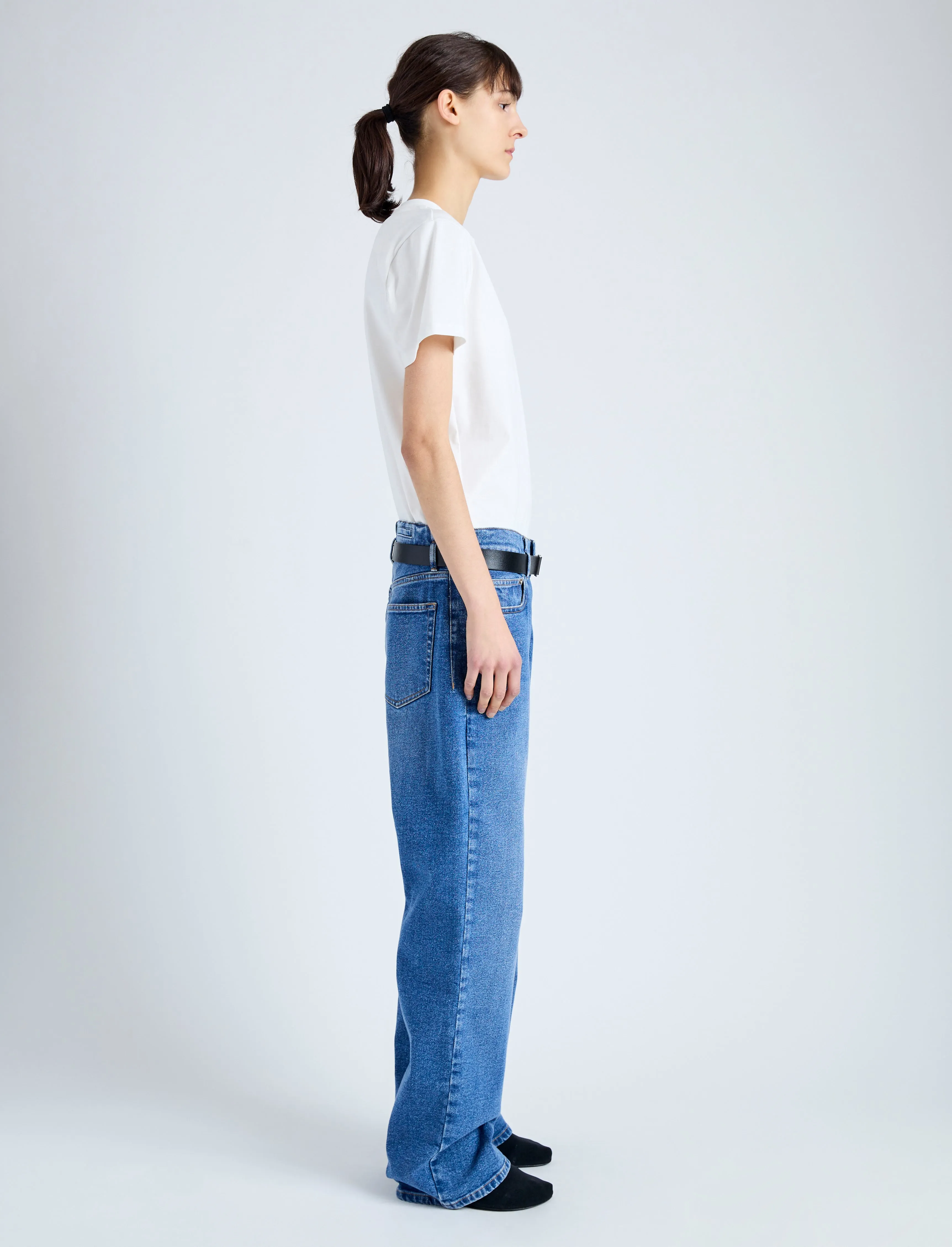 Kira T-Shirt in Eco Cotton Jersey sold by Proenza Schouler product image thumbnail 4