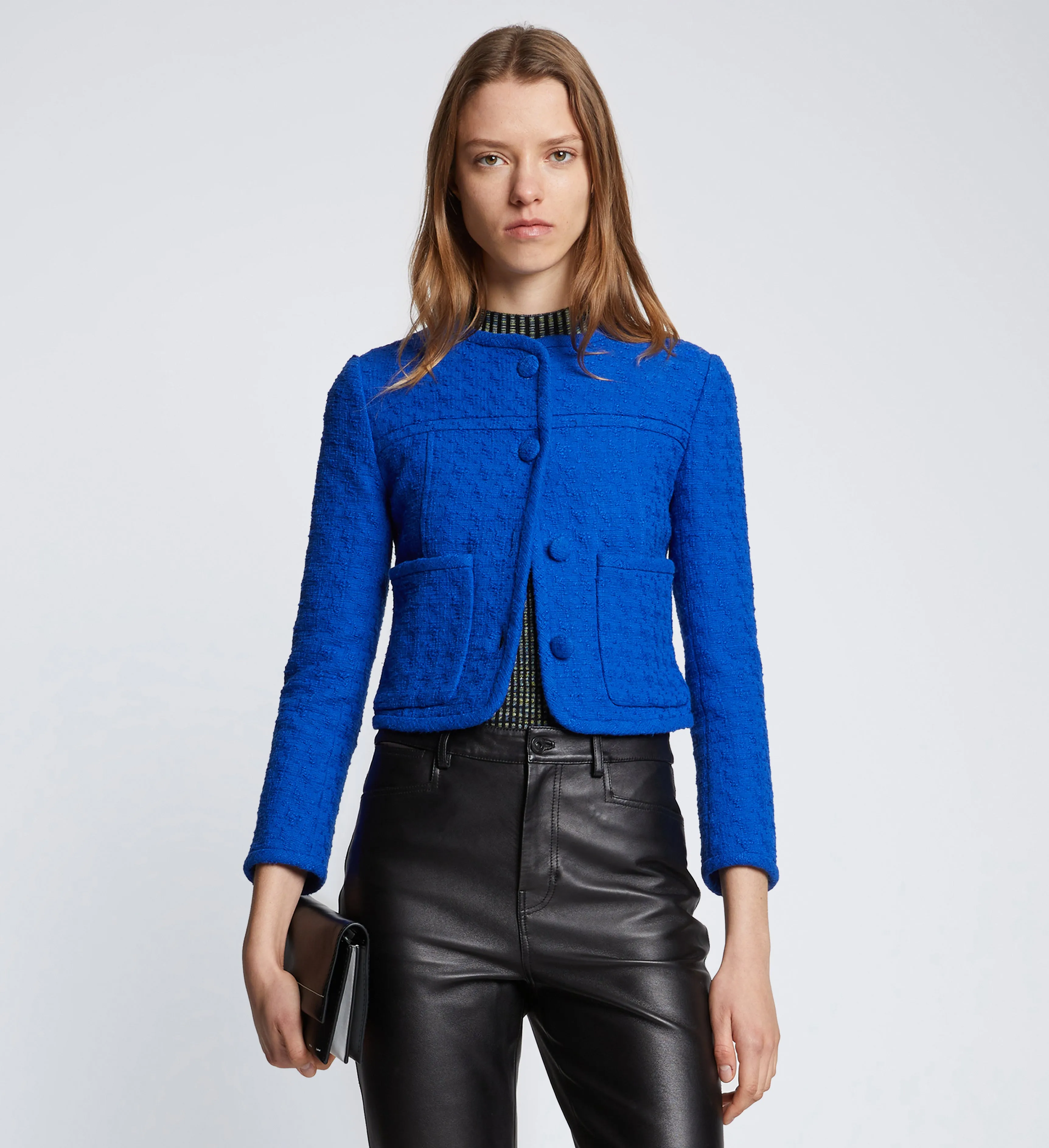 Tweed Cropped Jacket sold by Proenza Schouler product image thumbnail 2