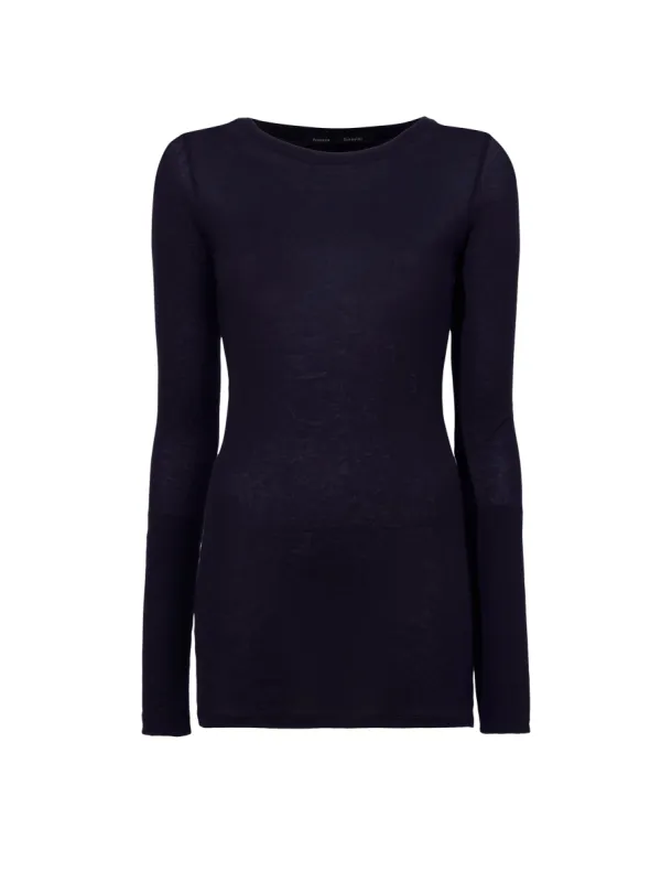 Kaiya Top in Sheer Slub Jersey sold by Proenza Schouler