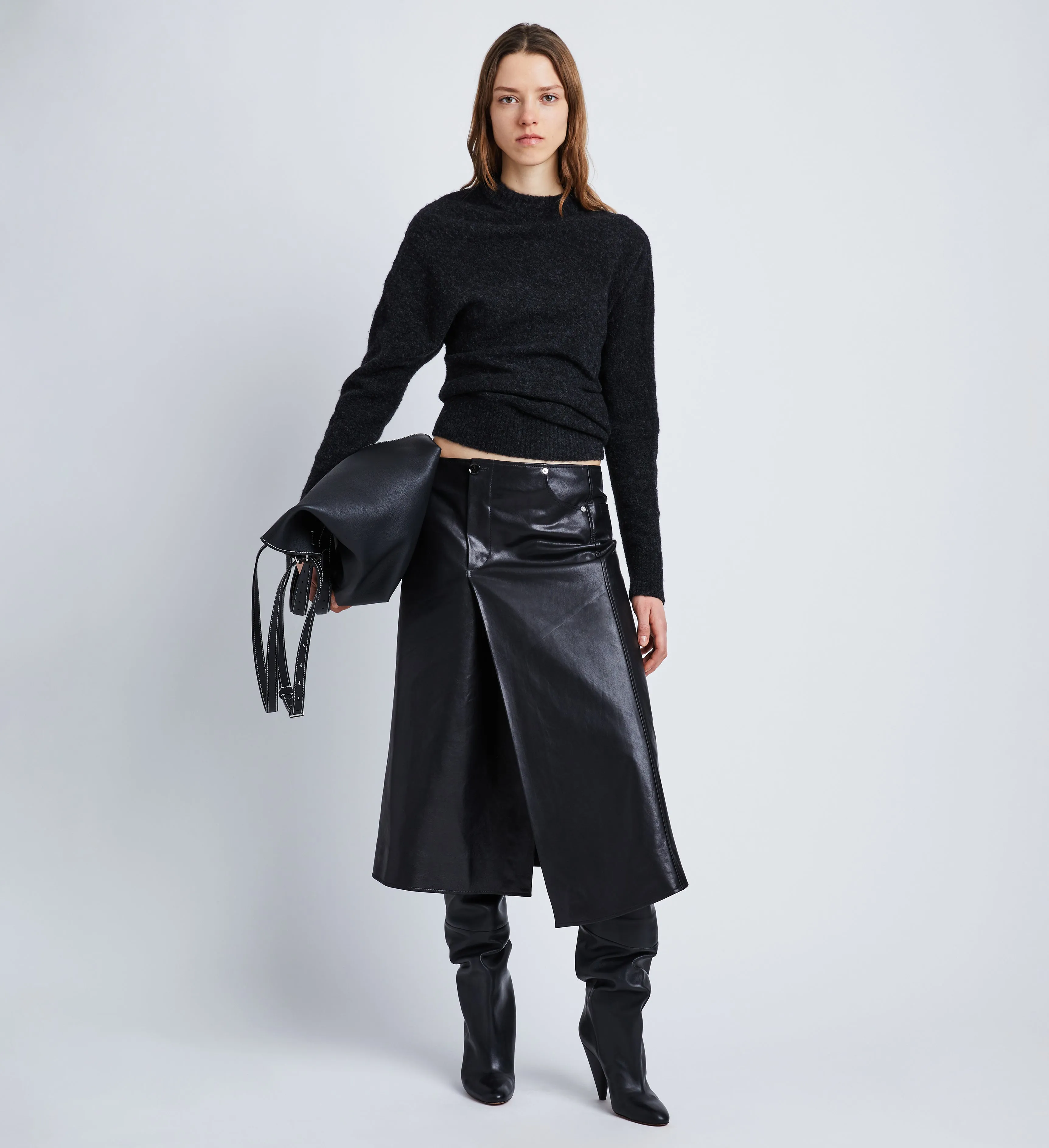 Nappa Leather Skirt sold by Proenza Schouler product image thumbnail 2
