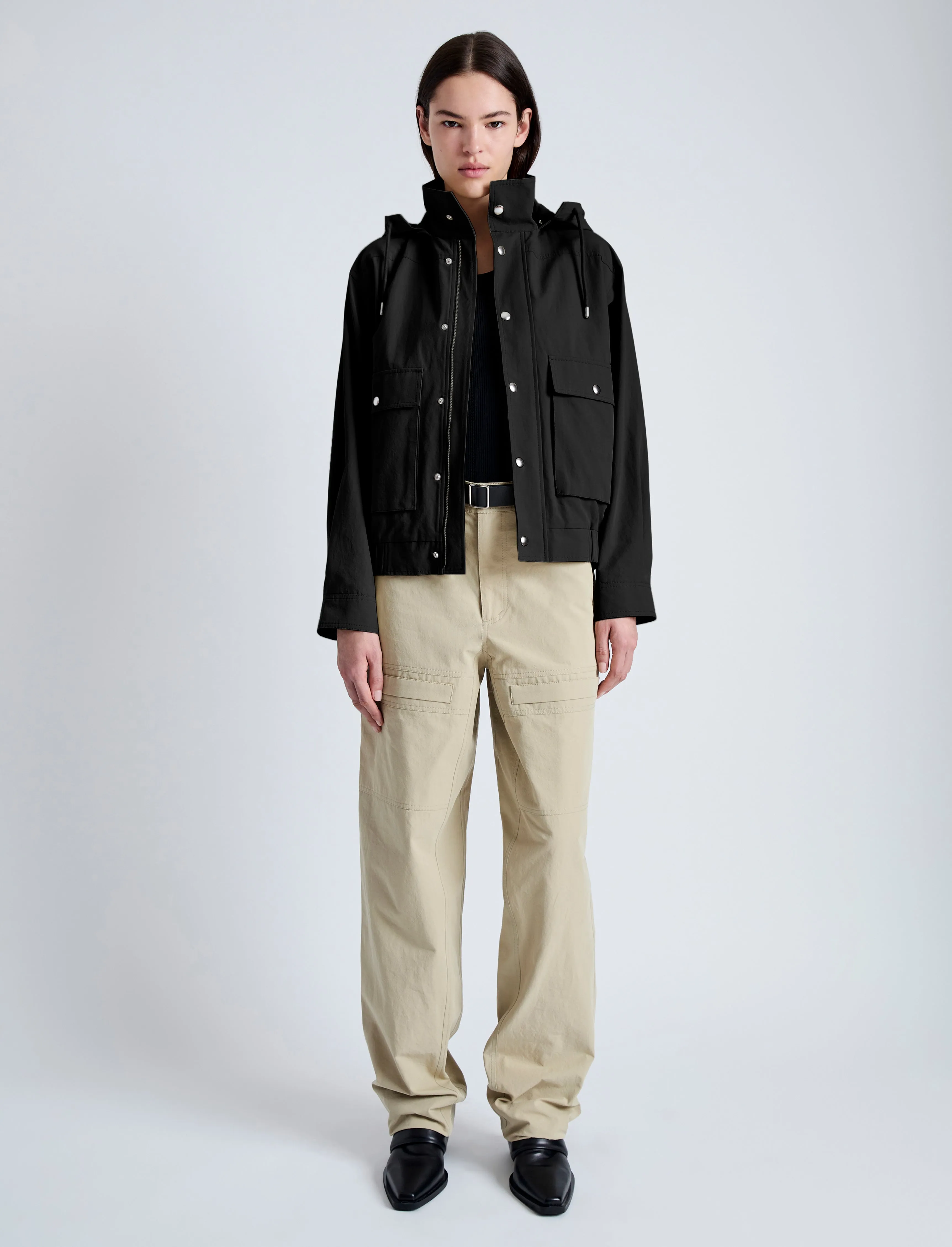 Windsor Jacket in Solid Cotton Linen sold by Proenza Schouler product image thumbnail 3