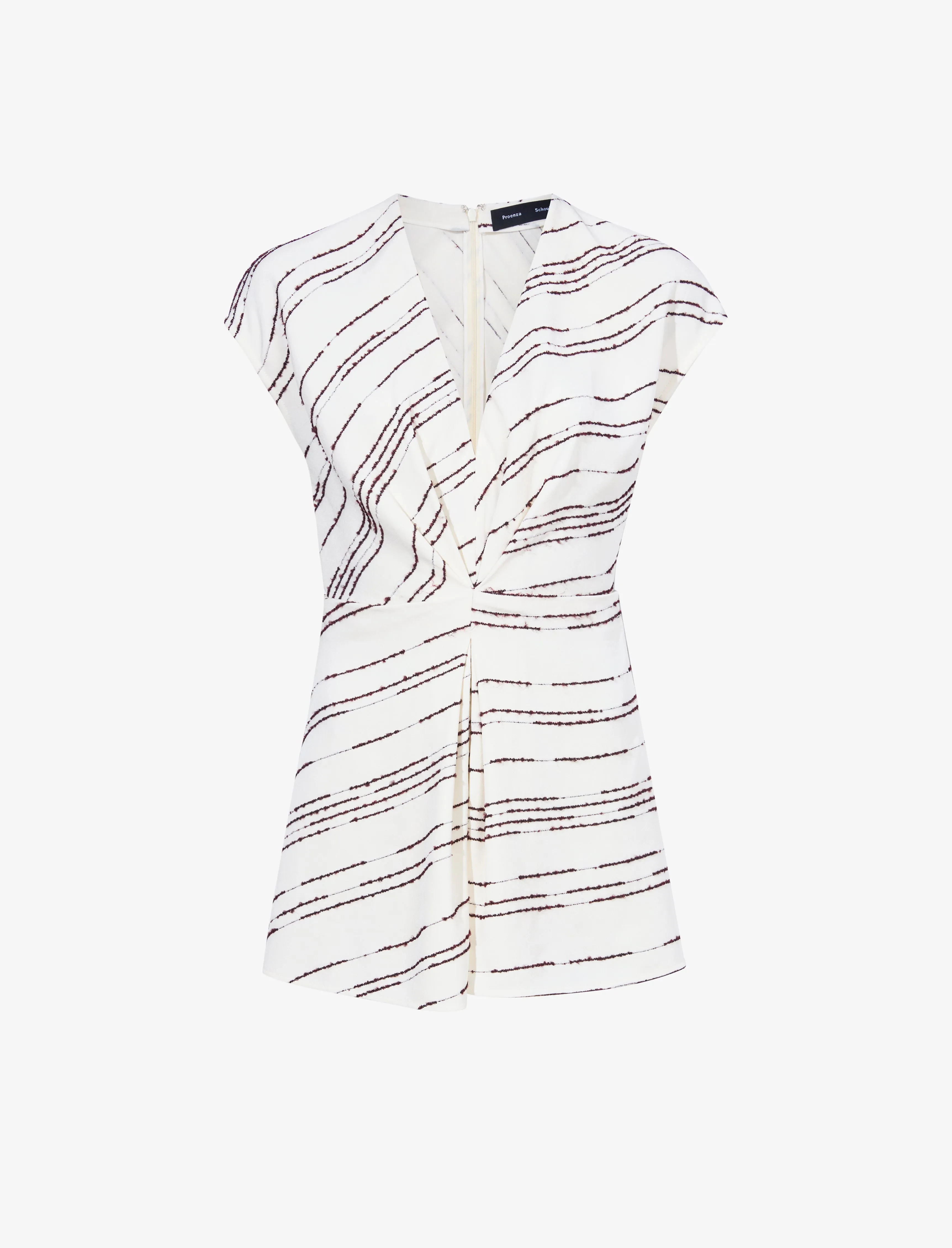 Stella Top in Textured Stripe Flou sold by Proenza Schouler