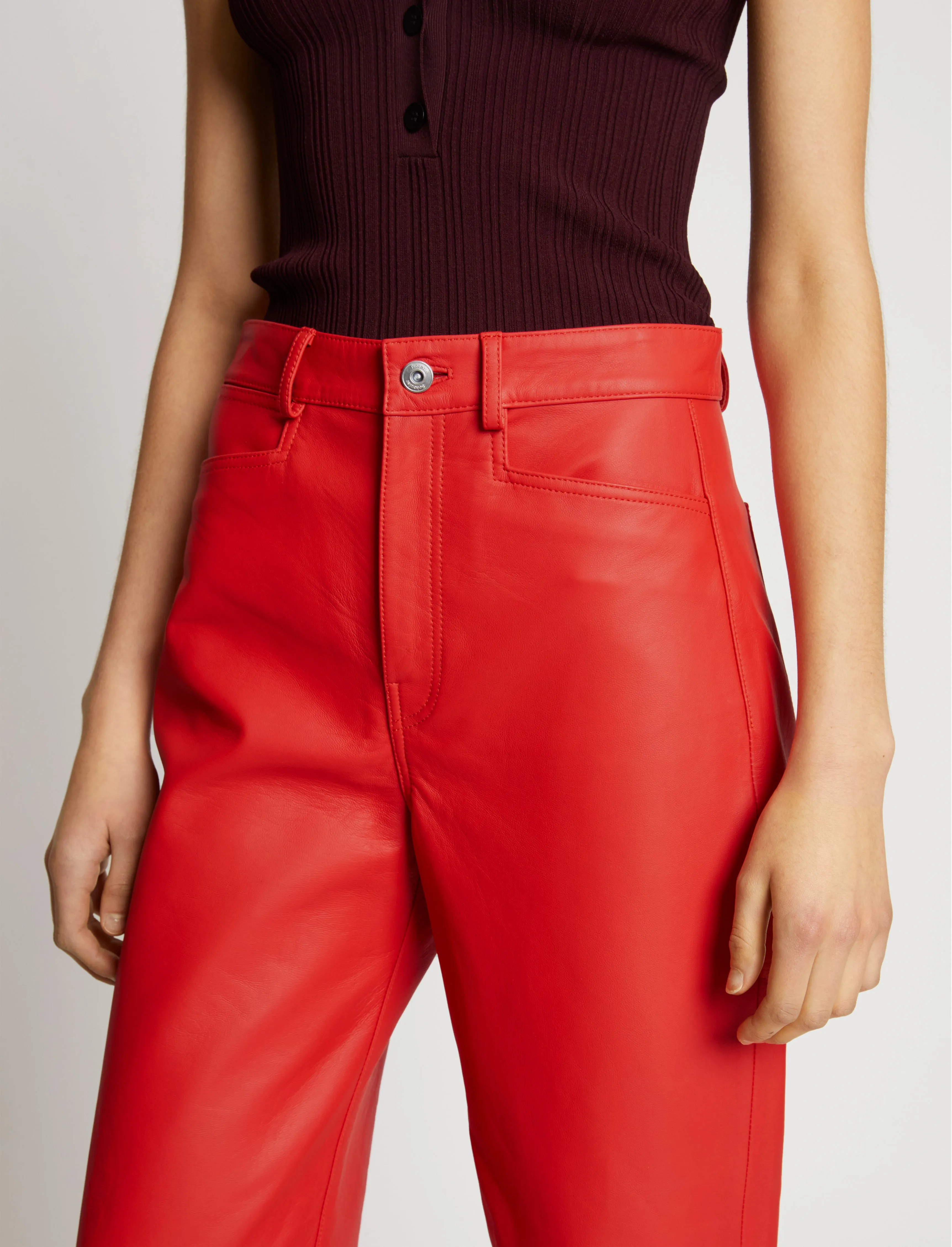 Leather Culotte sold by Proenza Schouler product image thumbnail 5