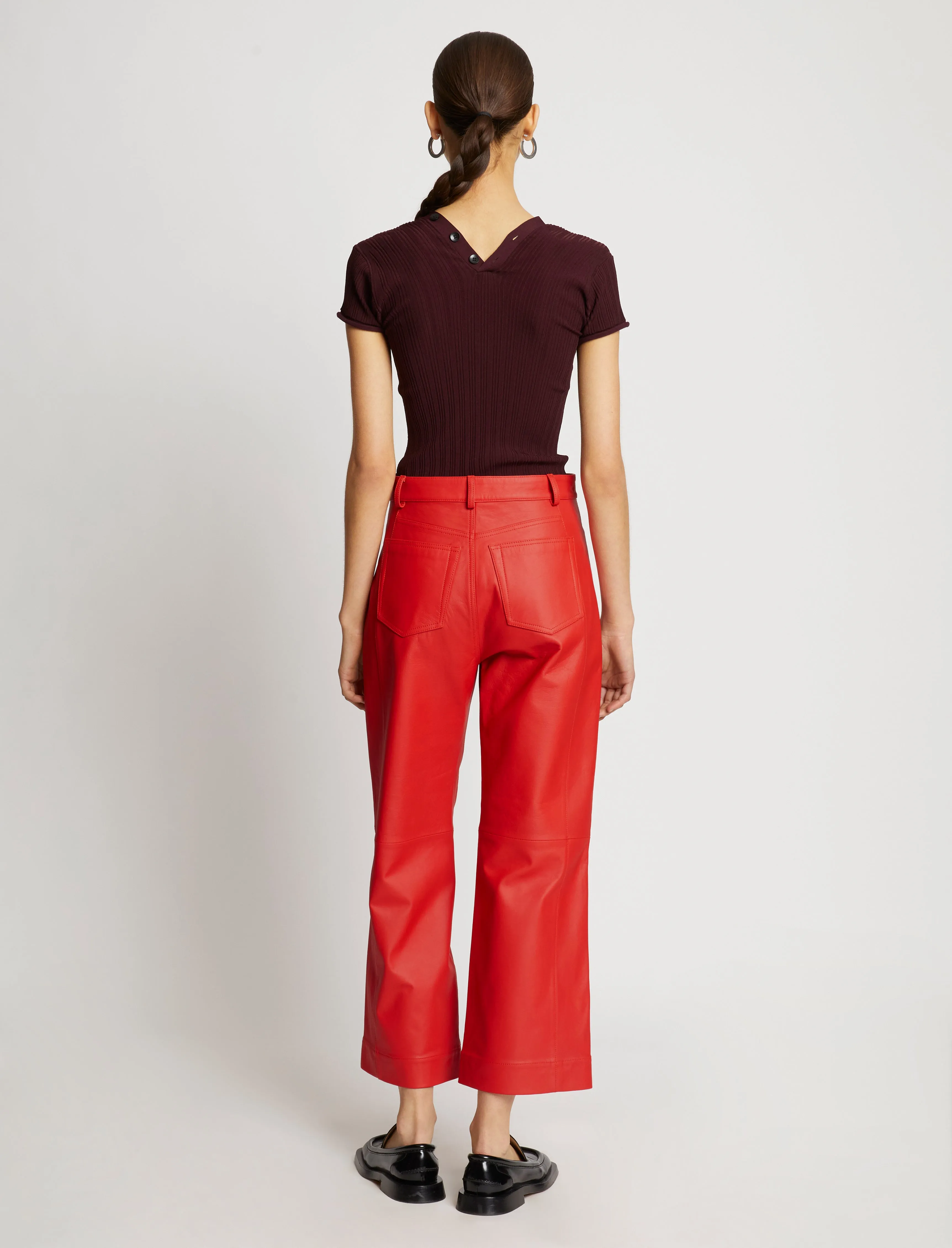 Leather Culotte sold by Proenza Schouler product image thumbnail 4
