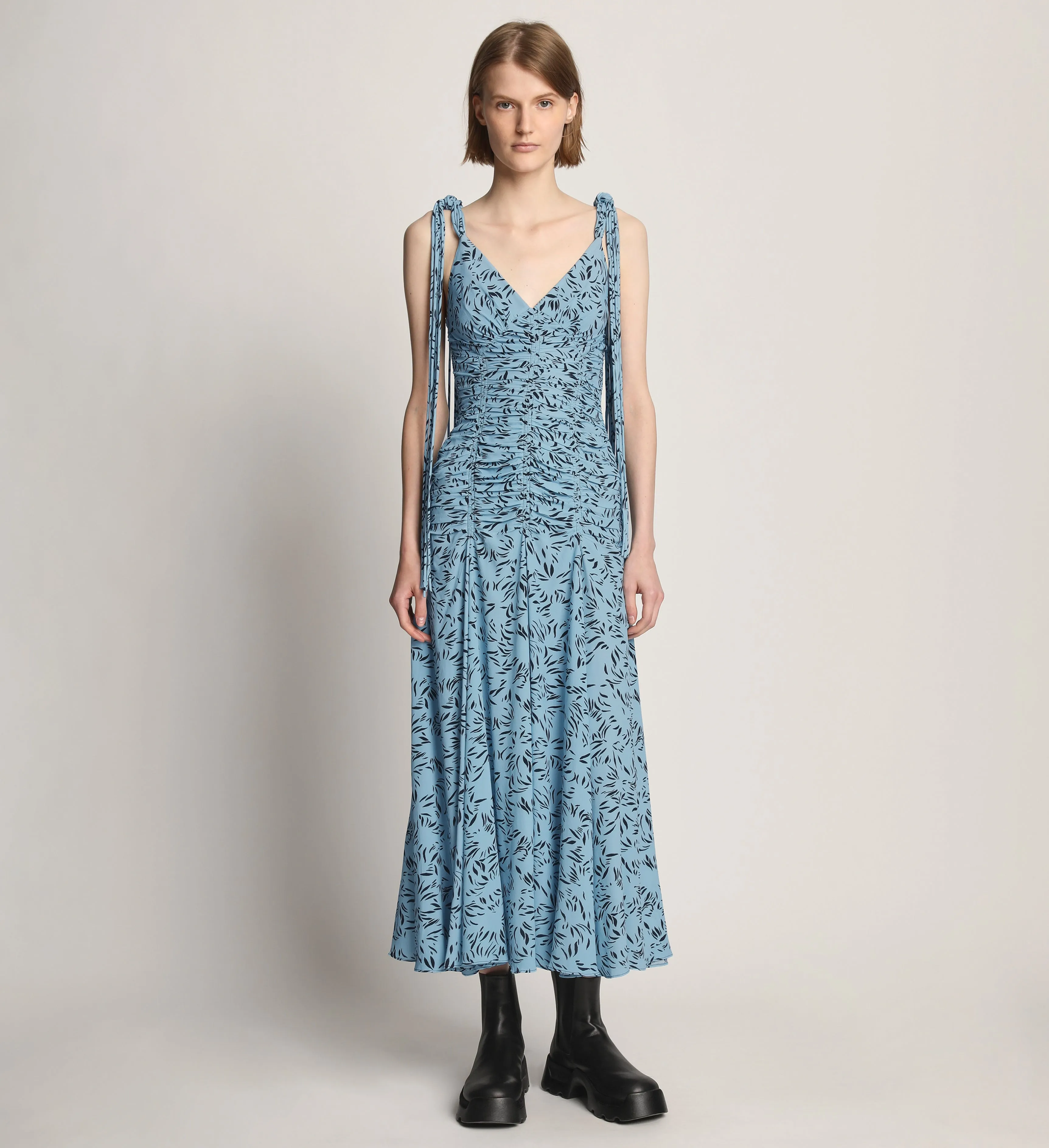 Printed Crepe De Chine Tank Dress sold by Proenza Schouler product image thumbnail 2