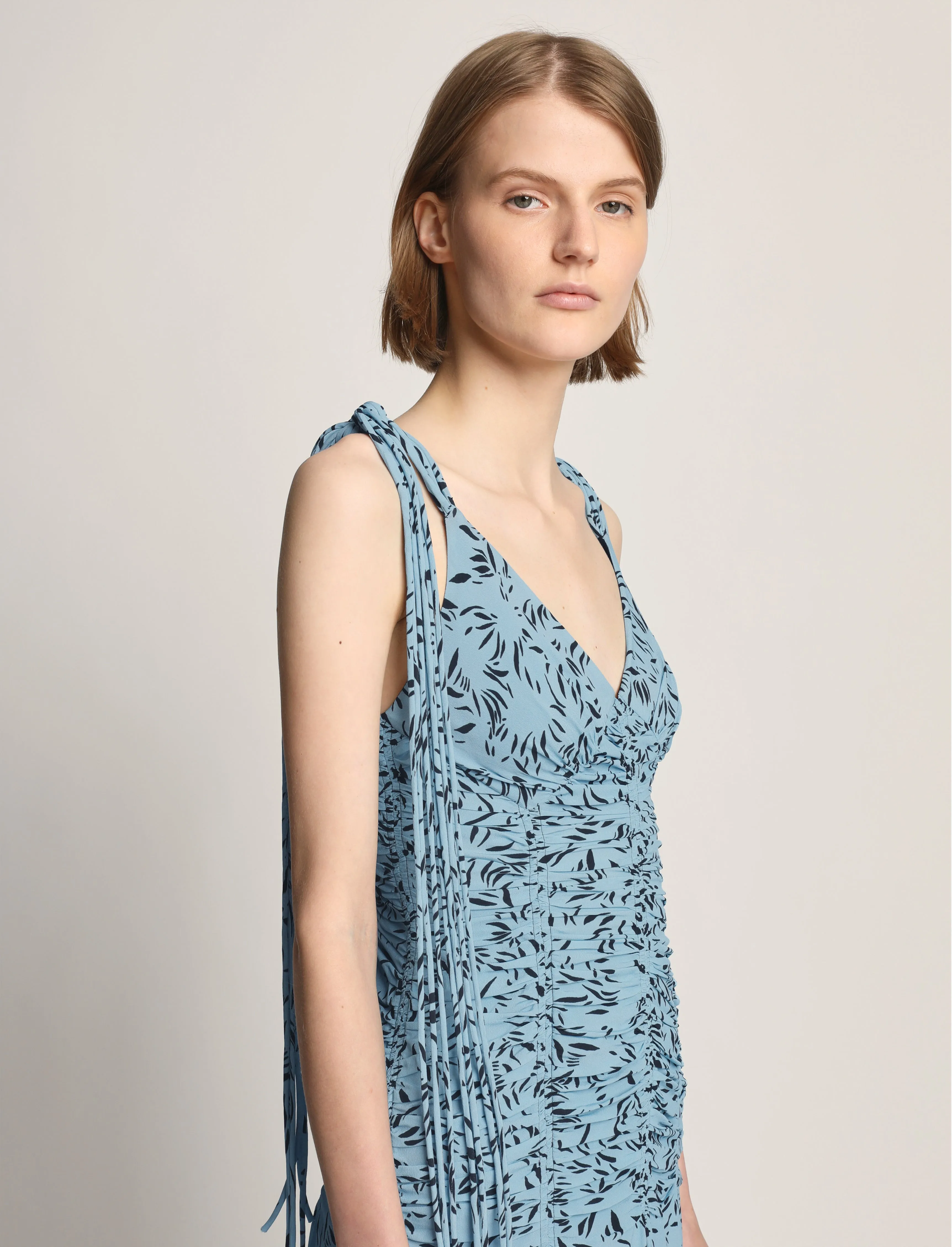 Printed Crepe De Chine Tank Dress sold by Proenza Schouler product image thumbnail 5