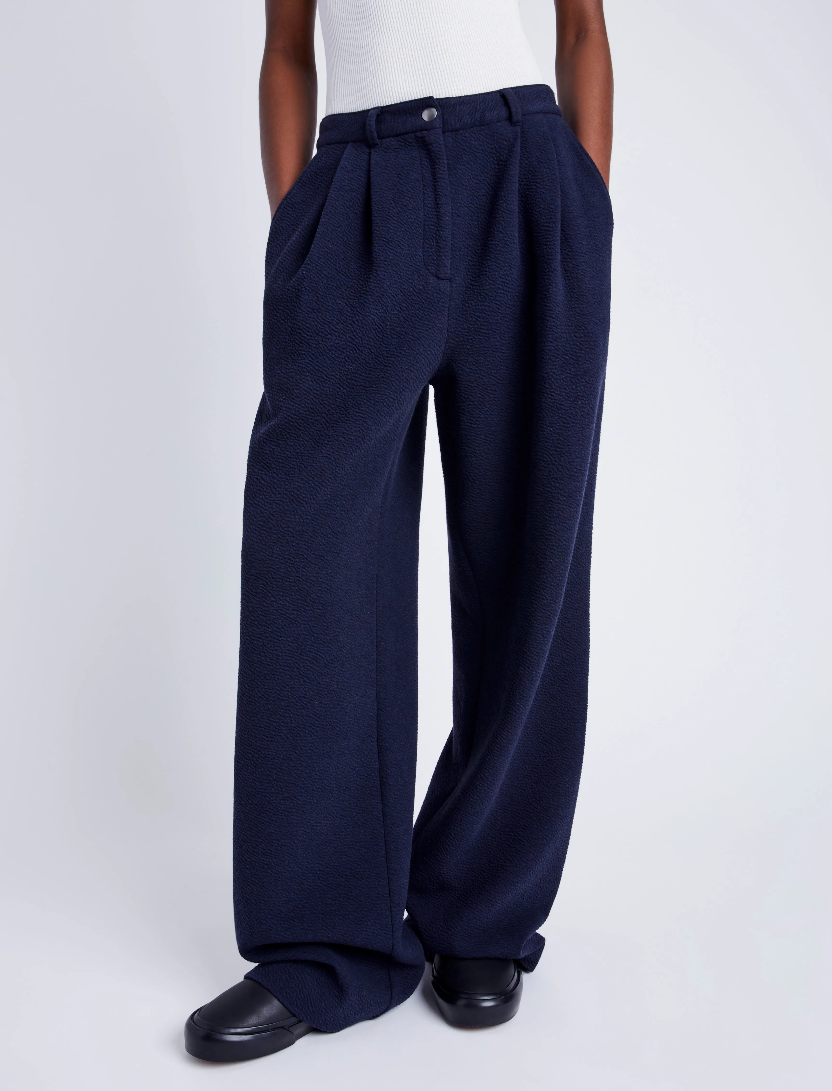 Tristan Knit Pant in Cloque sold by Proenza Schouler product image thumbnail 3