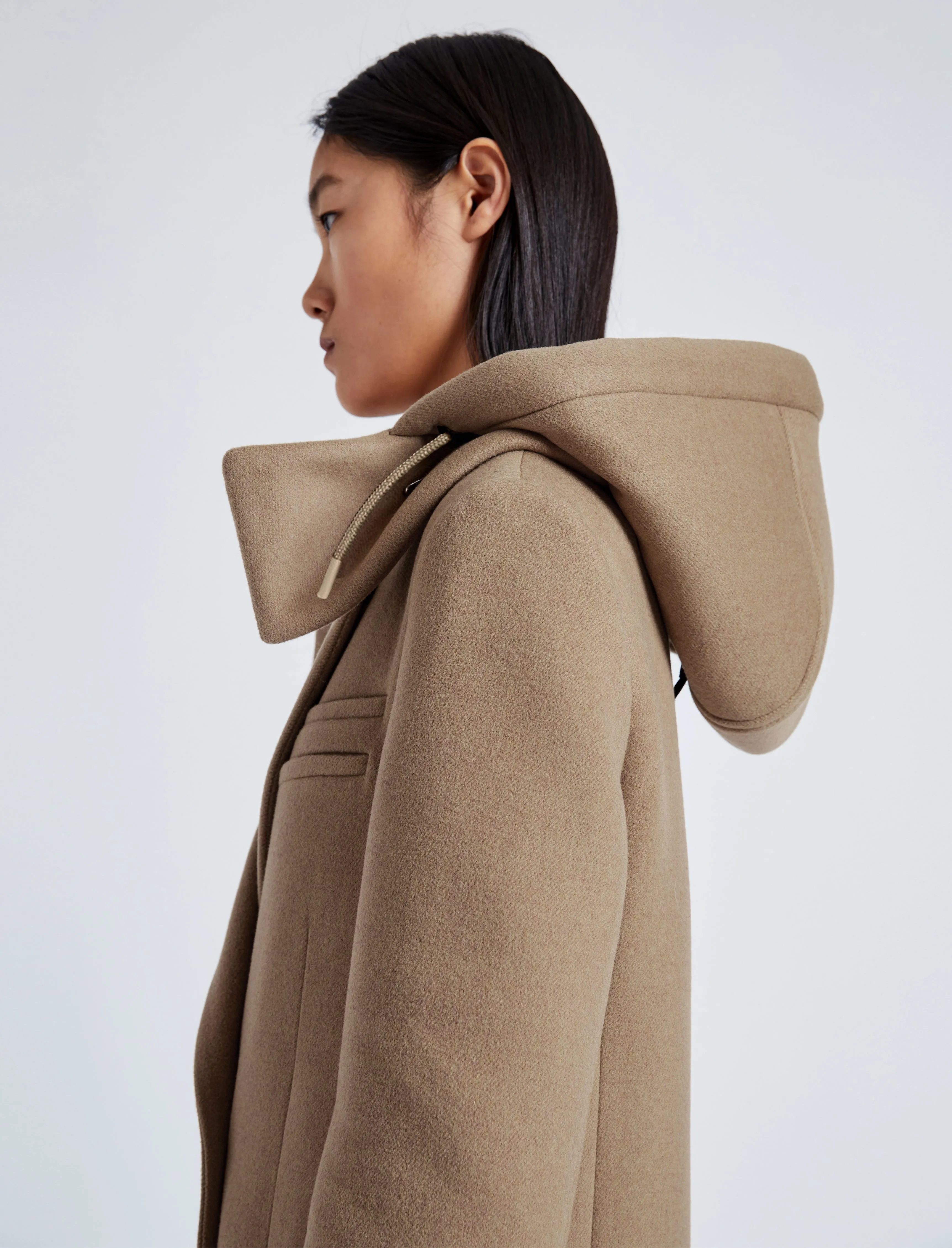 Reed Coat in Brushed Melange Wool sold by Proenza Schouler product image thumbnail 5