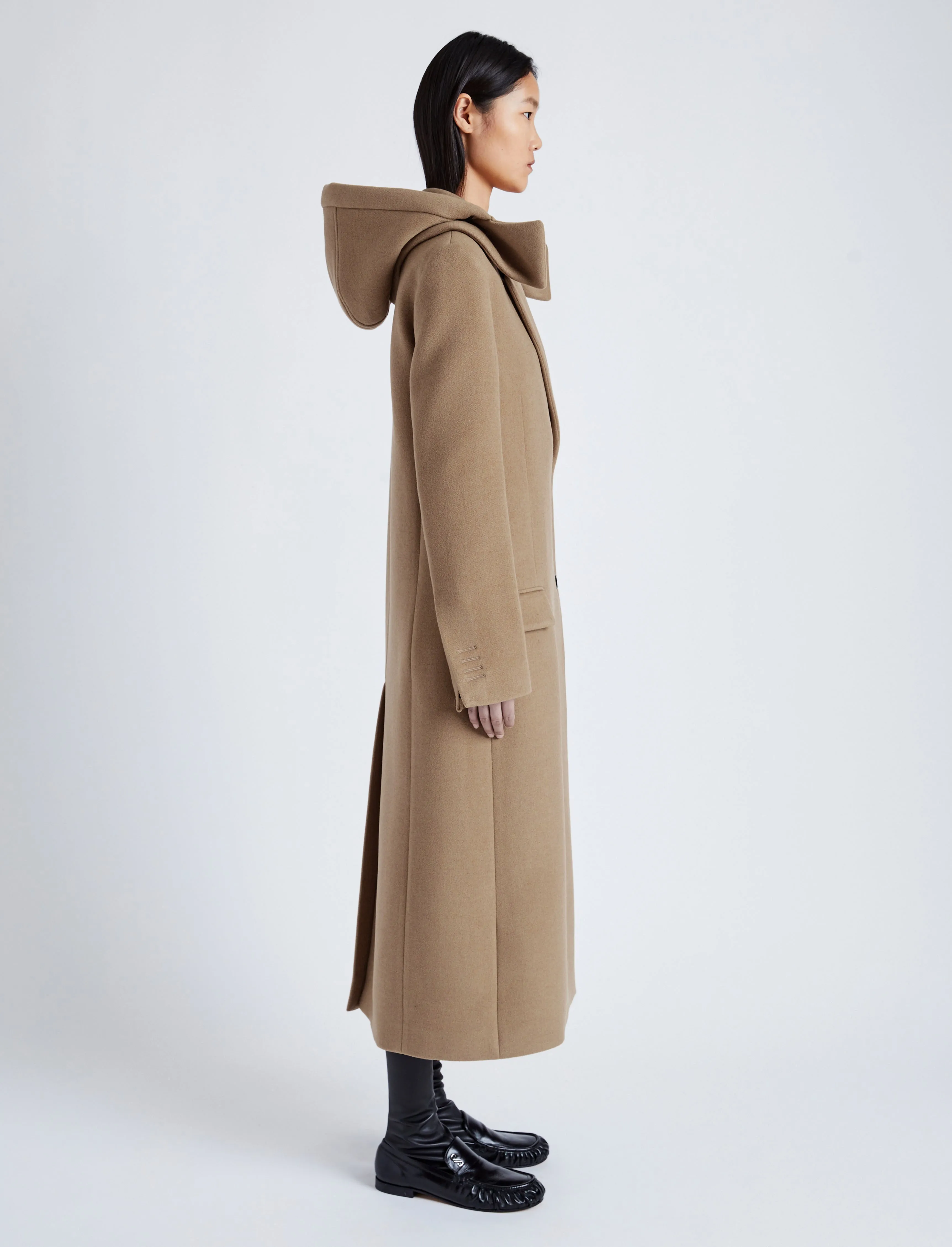 Reed Coat in Brushed Melange Wool sold by Proenza Schouler product image thumbnail 3