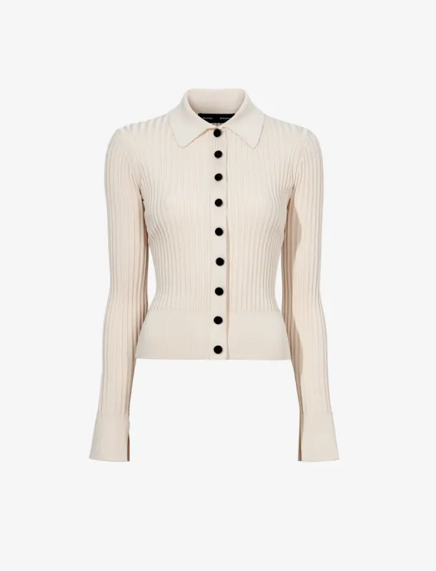 Carla Sweater in Midweight Viscose Rib made by Proenza Schouler