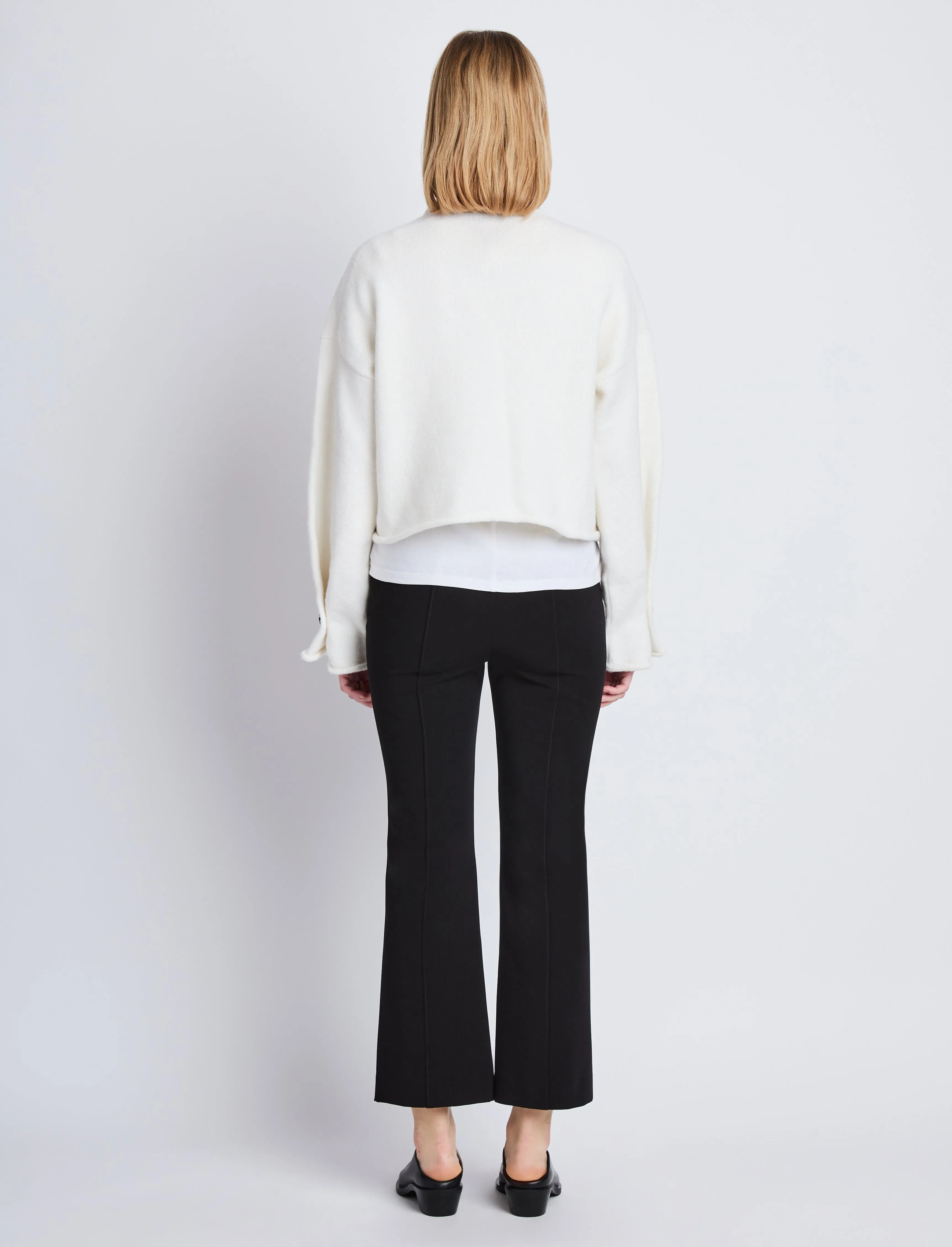 Marta Pant in Bi-Stretch Crepe sold by Proenza Schouler product image thumbnail 4