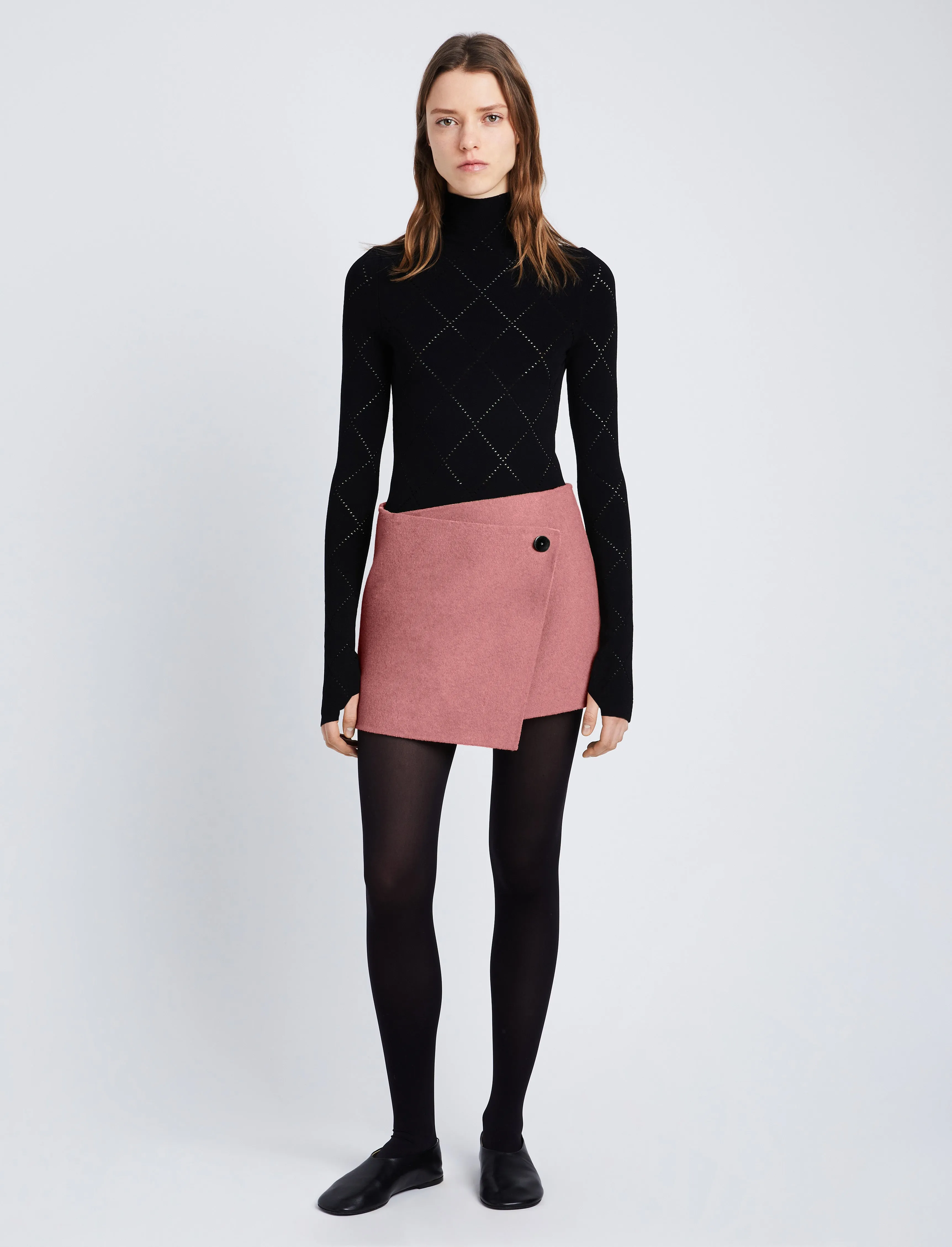 Melton Wool Wrap Skirt sold by Proenza Schouler product image thumbnail 2