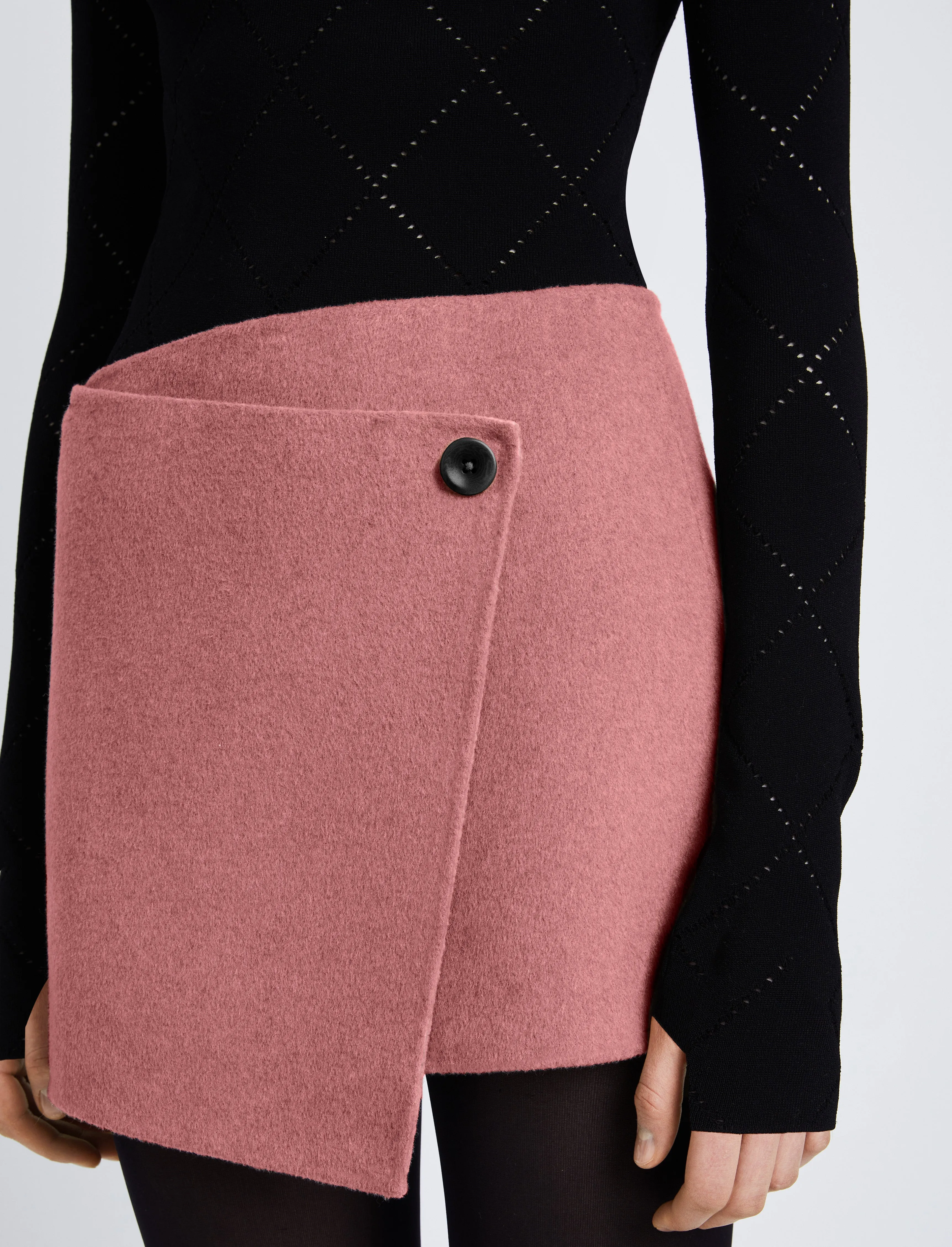 Melton Wool Wrap Skirt sold by Proenza Schouler product image thumbnail 5