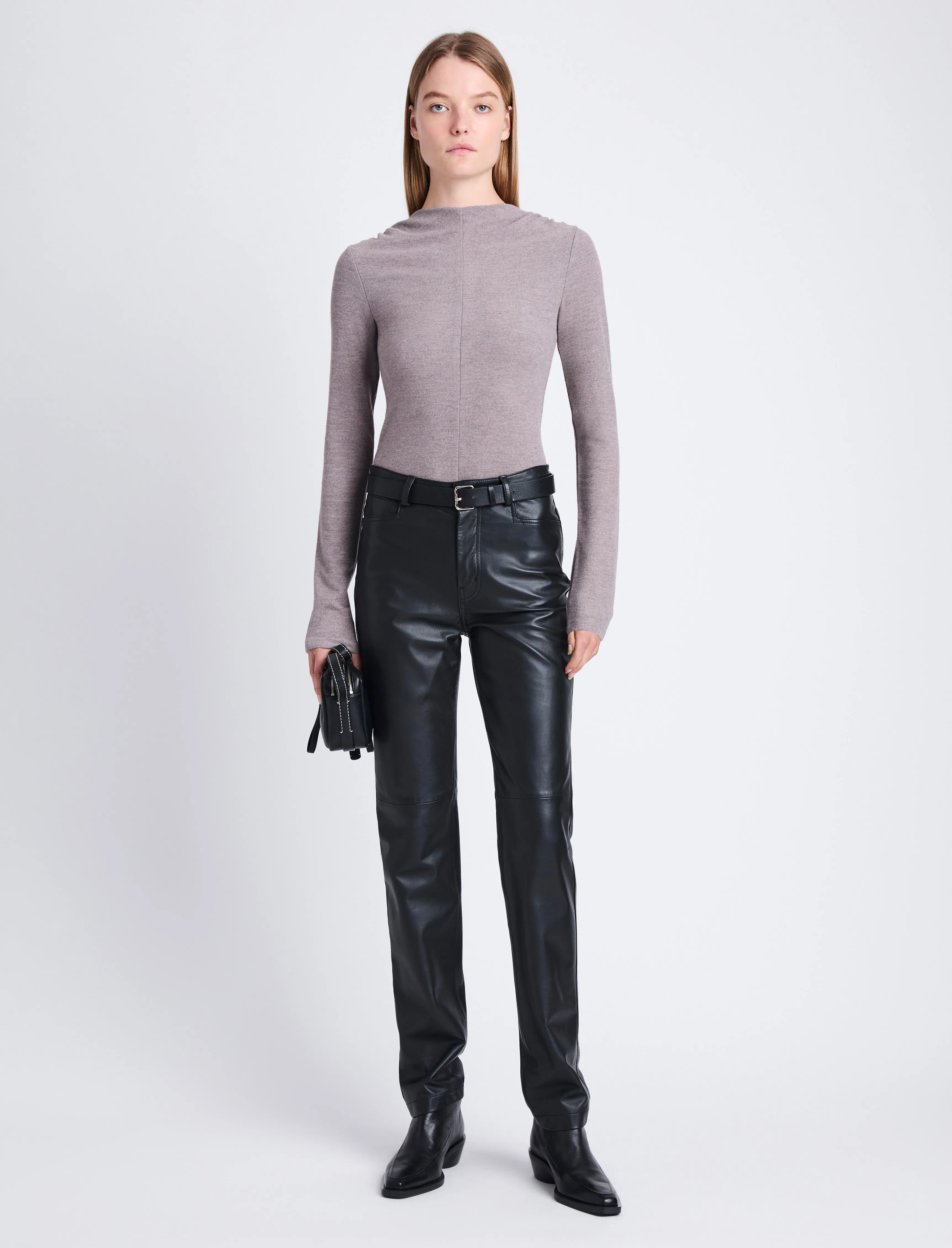 Charlie Top in Brushed Rib sold by Proenza Schouler product image thumbnail 3
