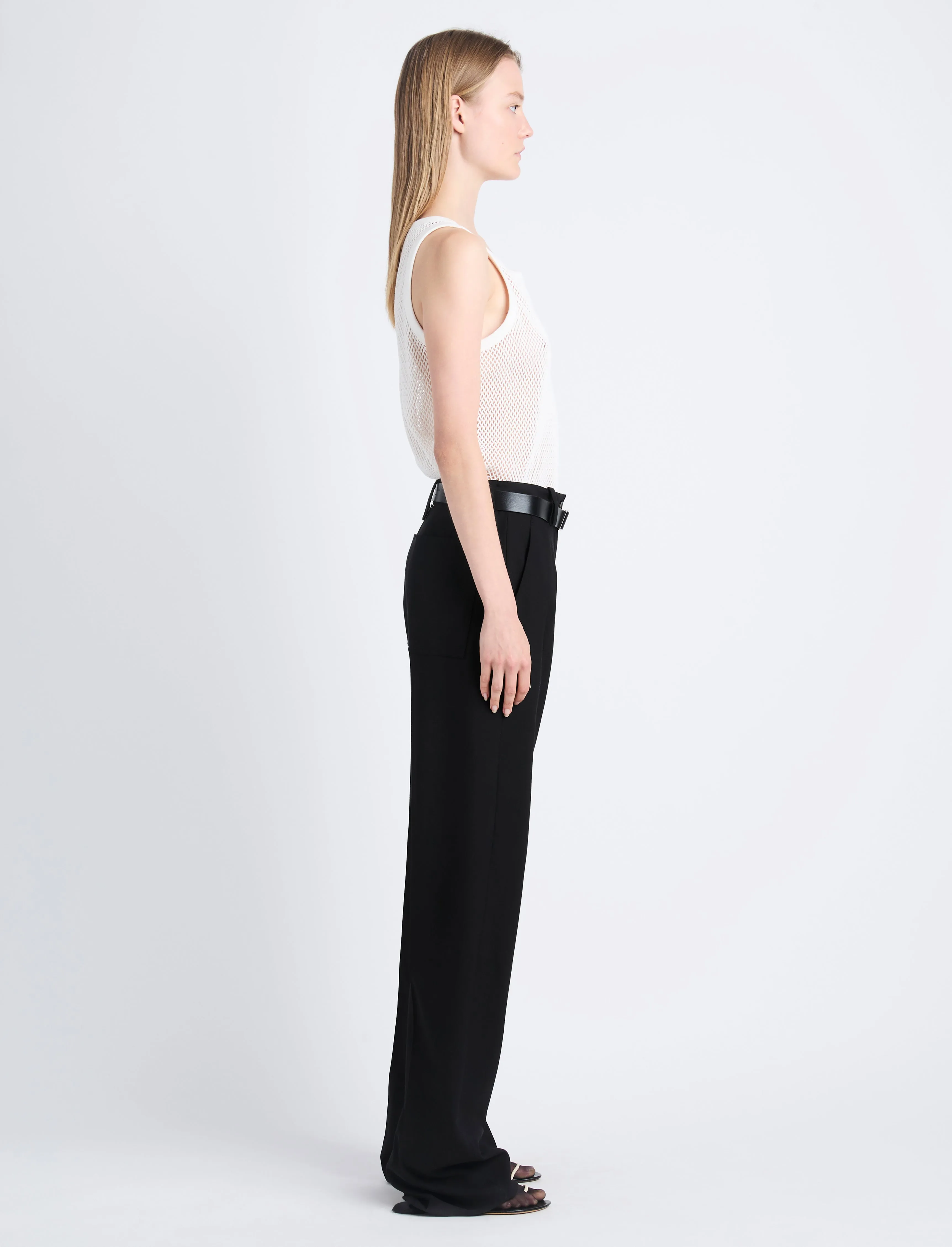 Kiki Tank in Cotton Mesh sold by Proenza Schouler product image thumbnail 3