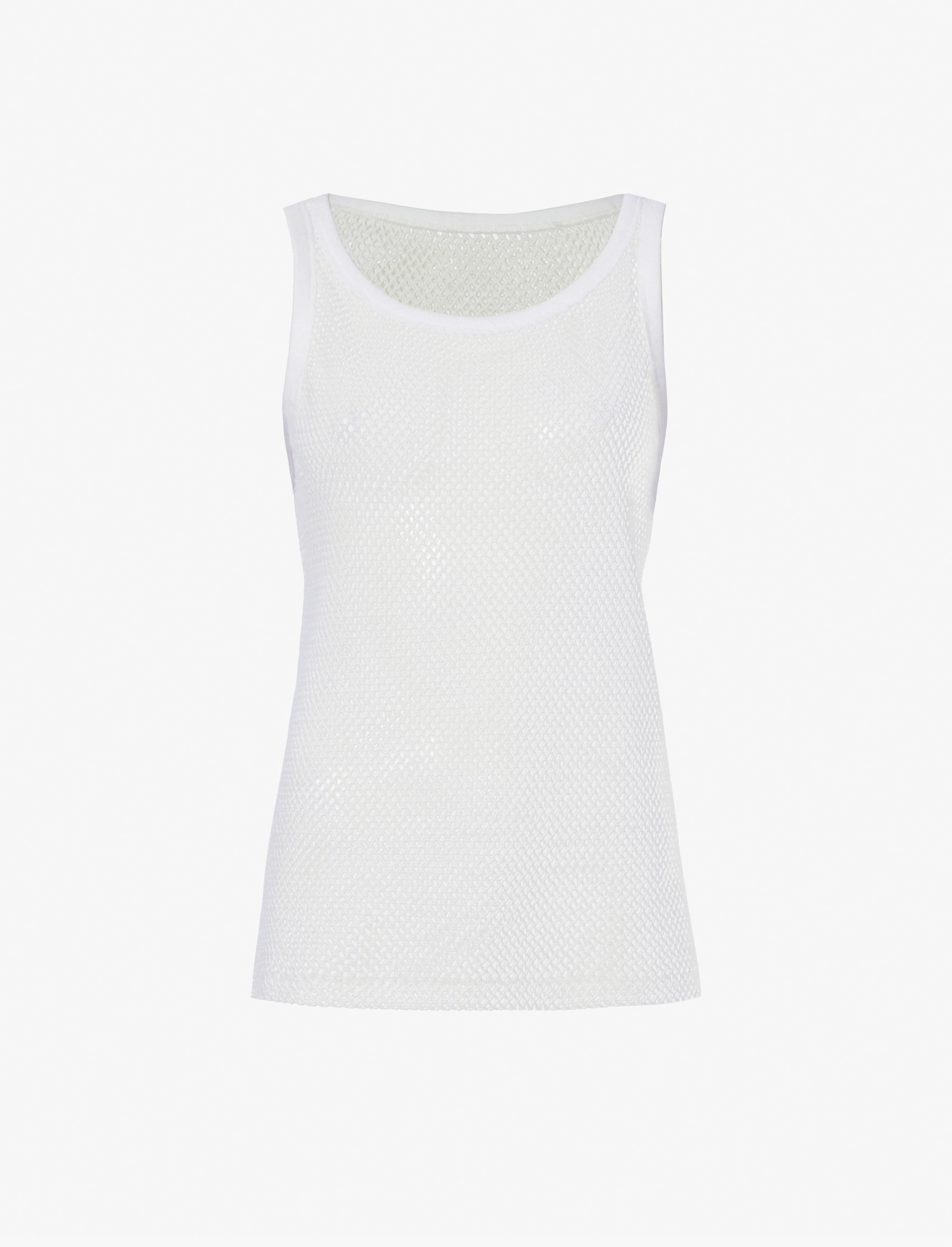 Kiki Tank in Cotton Mesh sold by Proenza Schouler