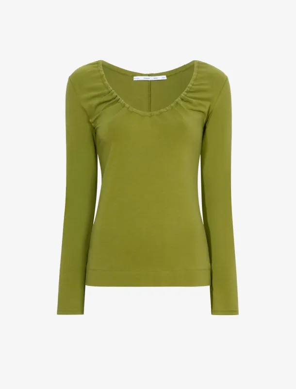 Sophia Top in Stretch Jersey sold by Proenza Schouler