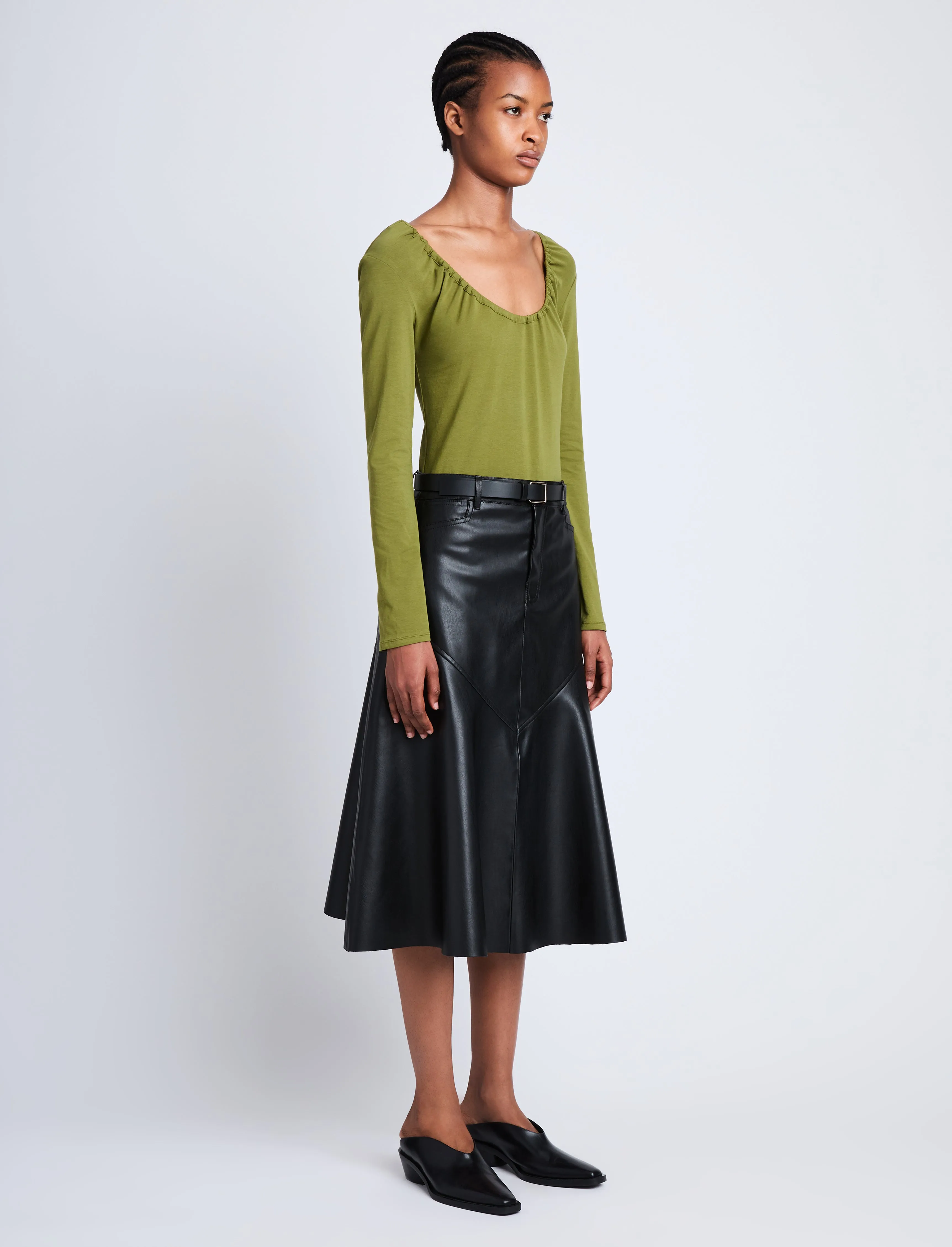 Sophia Top in Stretch Jersey sold by Proenza Schouler product image thumbnail 4