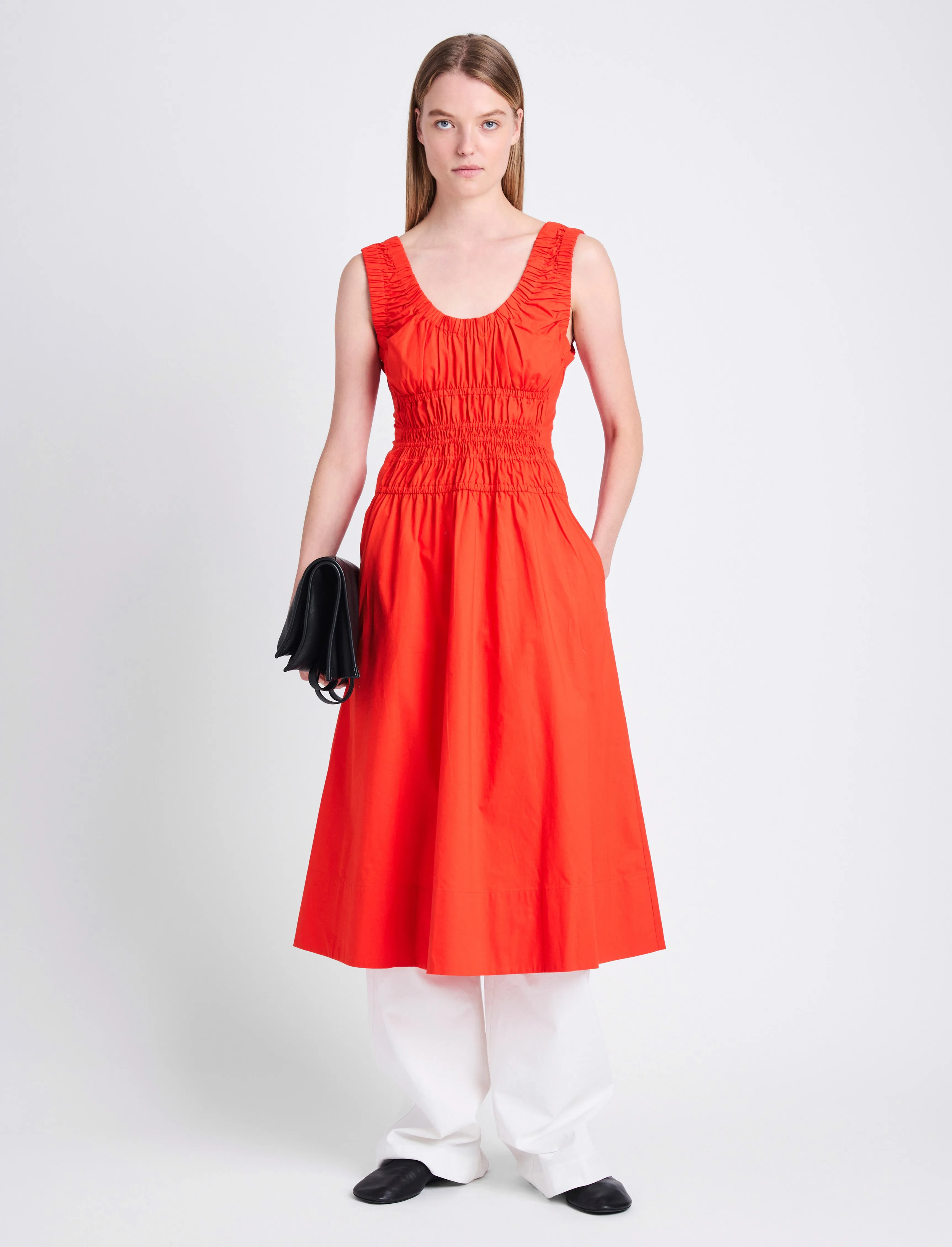 Penny Dress in Poplin sold by Proenza Schouler product image thumbnail 2