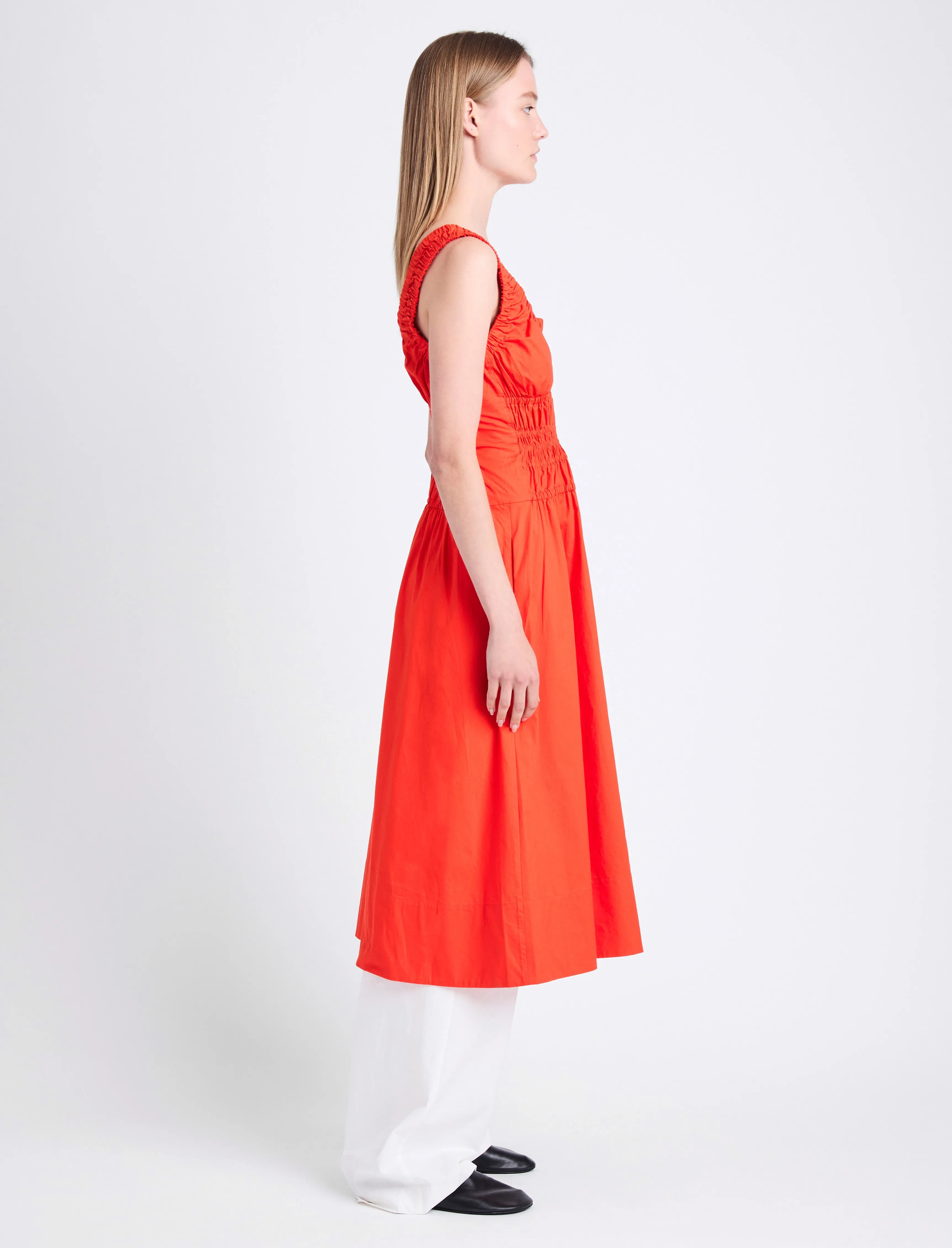Penny Dress in Poplin sold by Proenza Schouler product image thumbnail 3