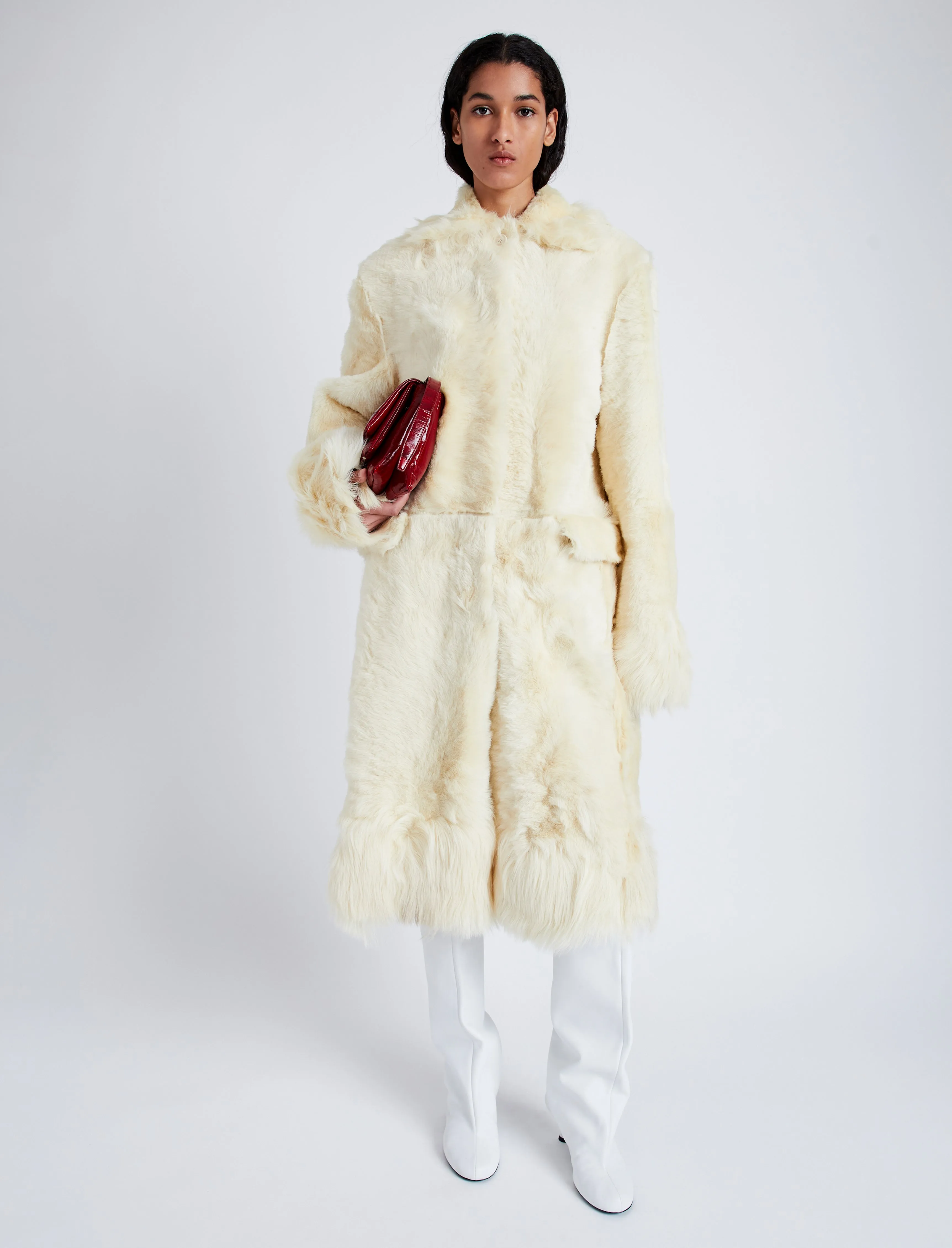 Fiona Coat in Shearling sold by Proenza Schouler product image thumbnail 2