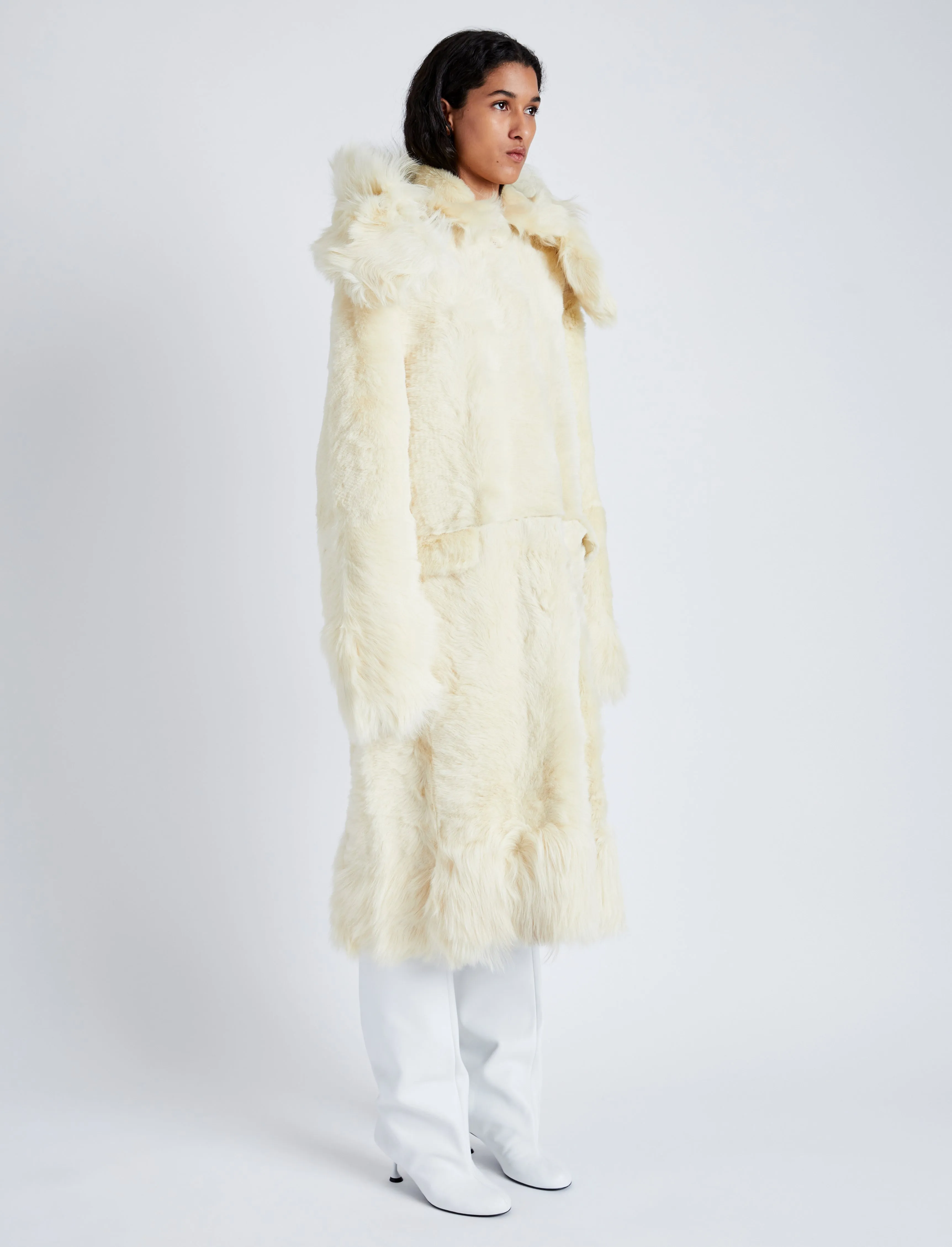 Fiona Coat in Shearling sold by Proenza Schouler product image thumbnail 3