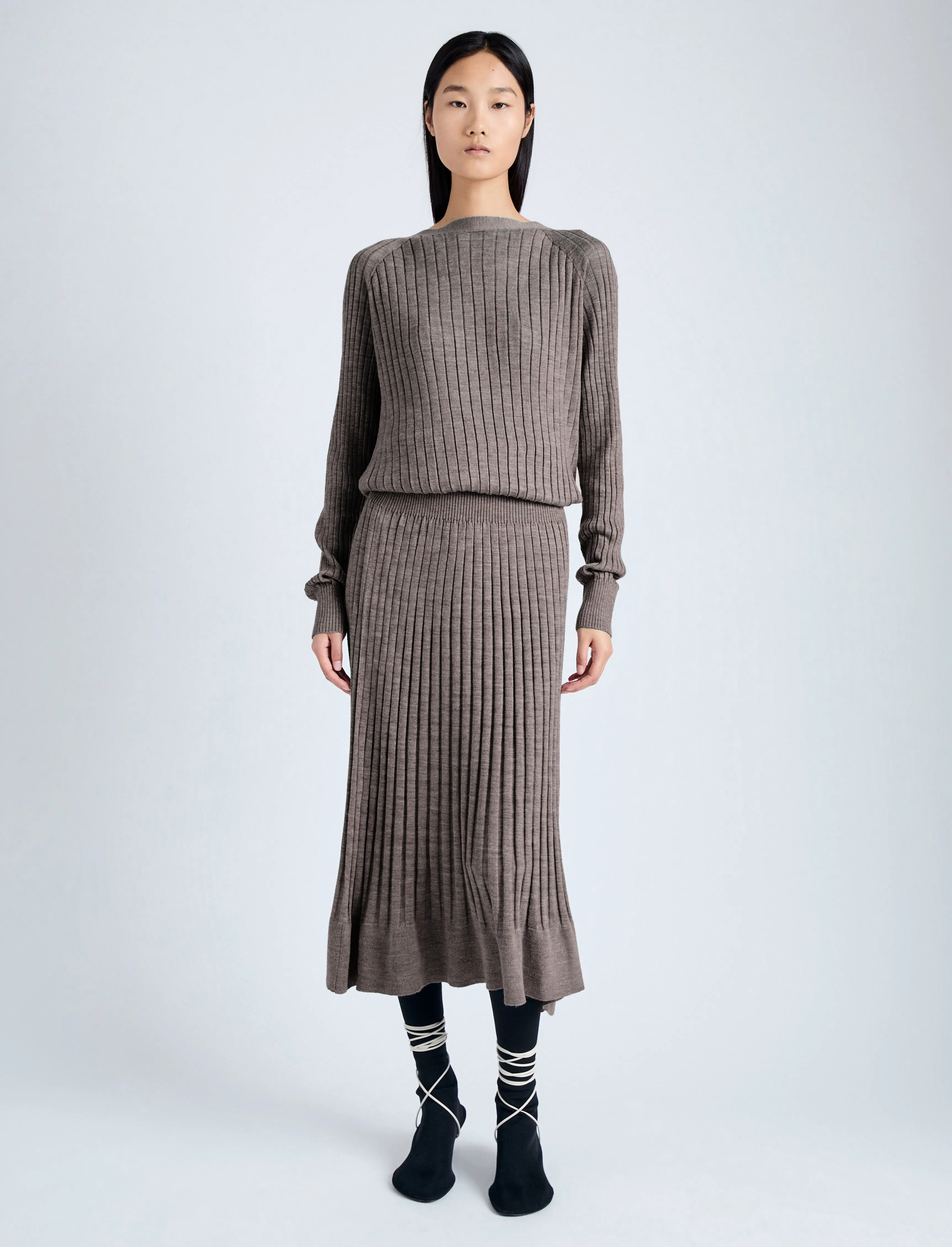 Eden Knit Dress in Superfine Merino Silk sold by Proenza Schouler product image thumbnail 2