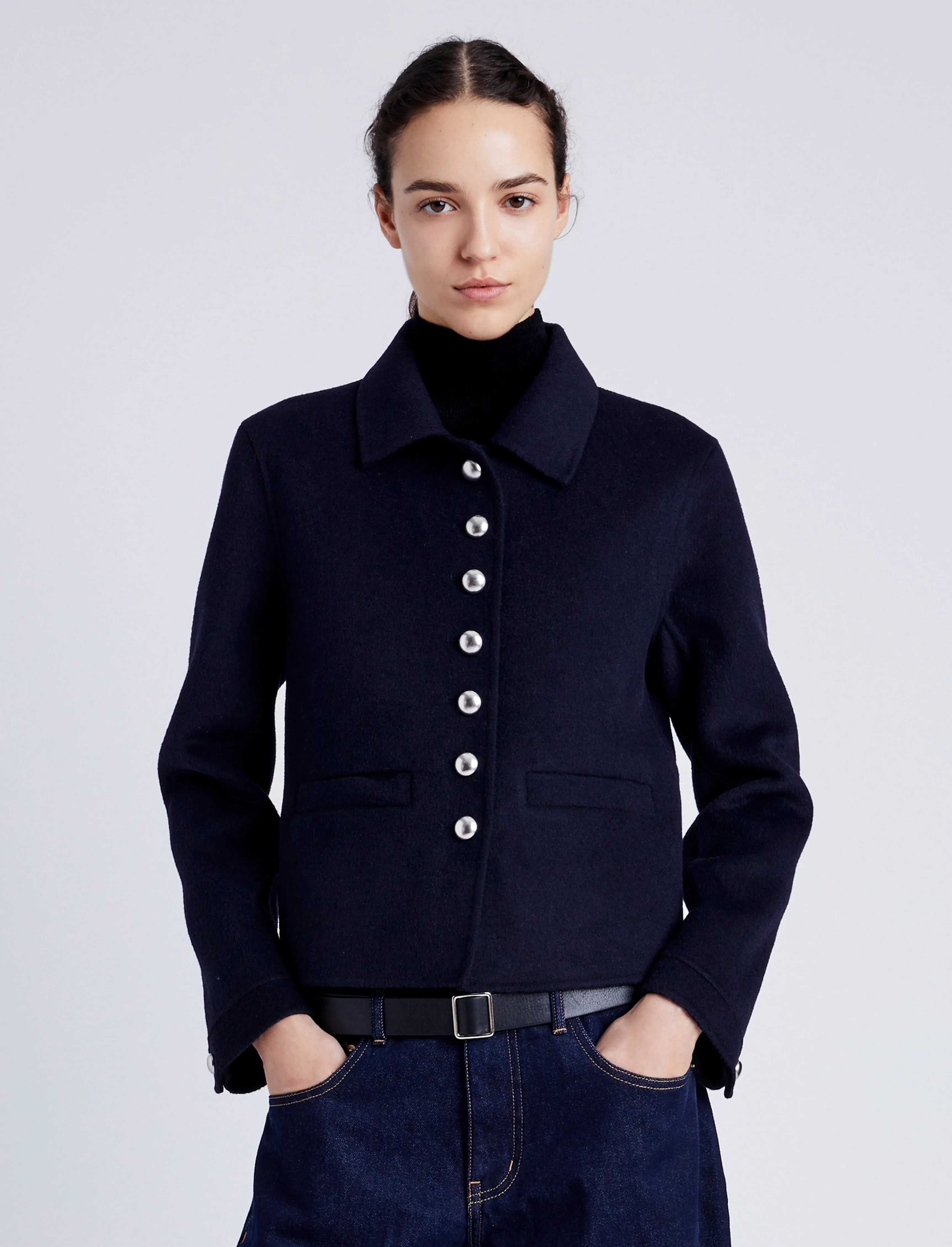 Emilie Jacket in Double Face Wool sold by Proenza Schouler product image thumbnail 2
