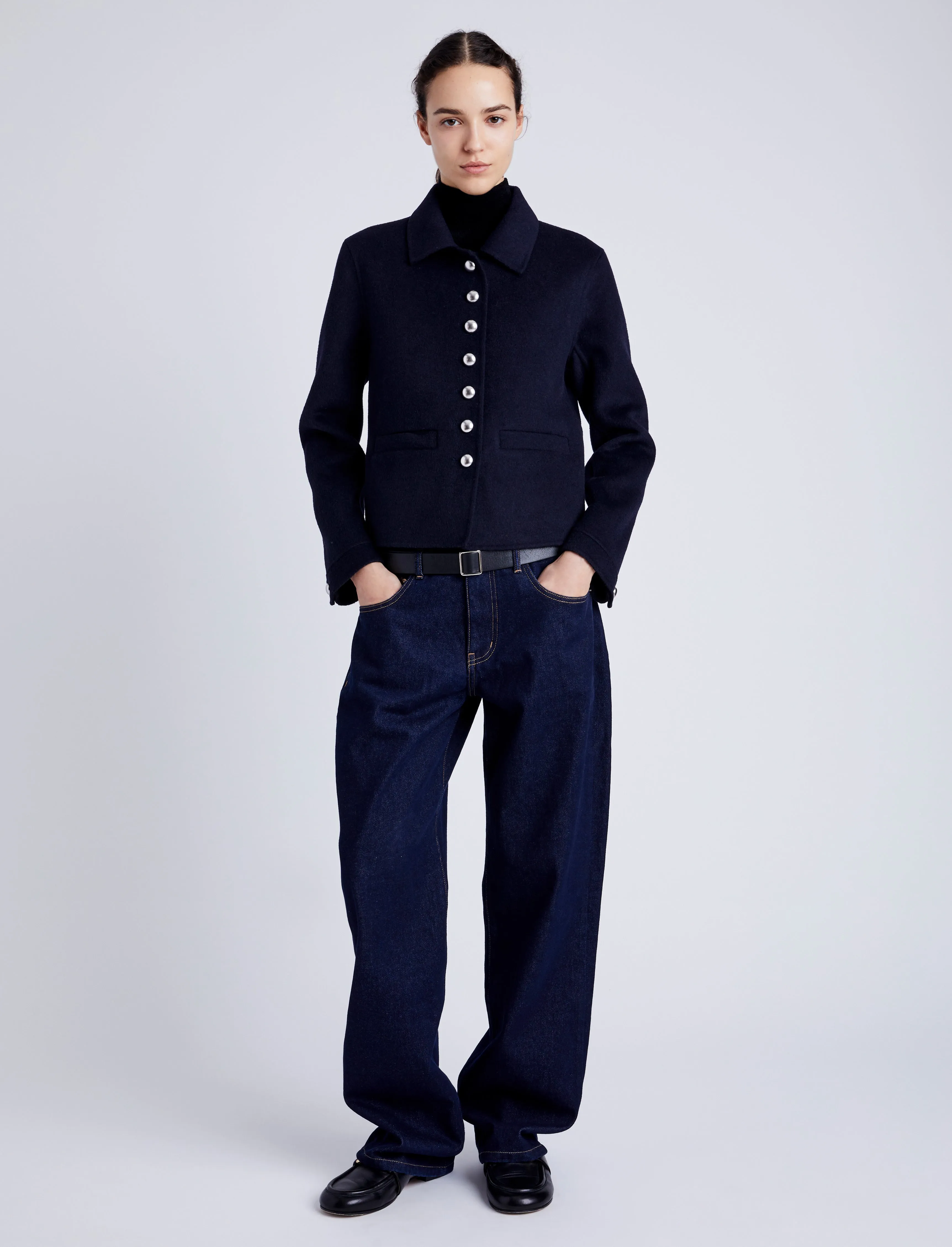 Emilie Jacket in Double Face Wool sold by Proenza Schouler product image thumbnail 3