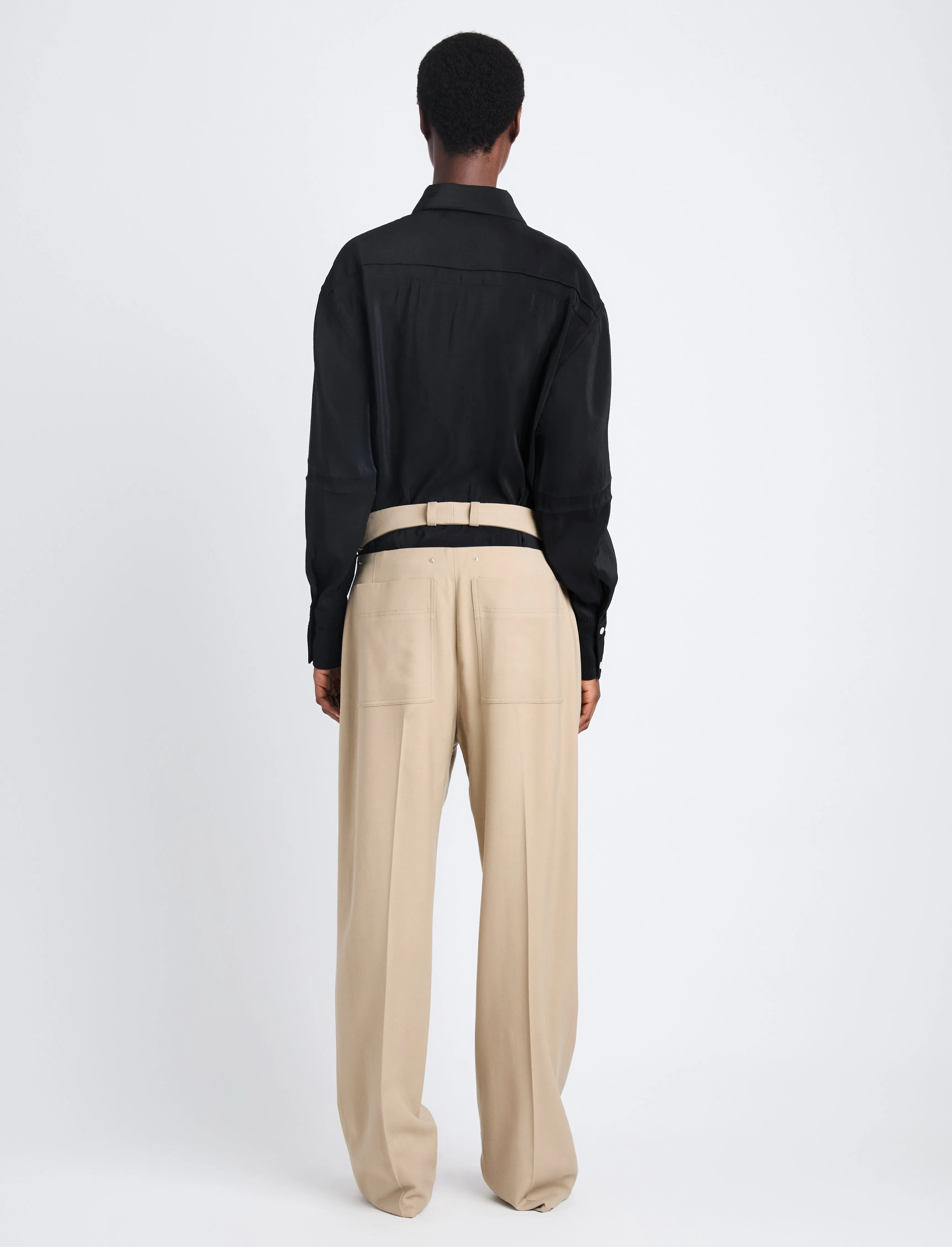 Otis Pant in Viscose Wool sold by Proenza Schouler product image thumbnail 4