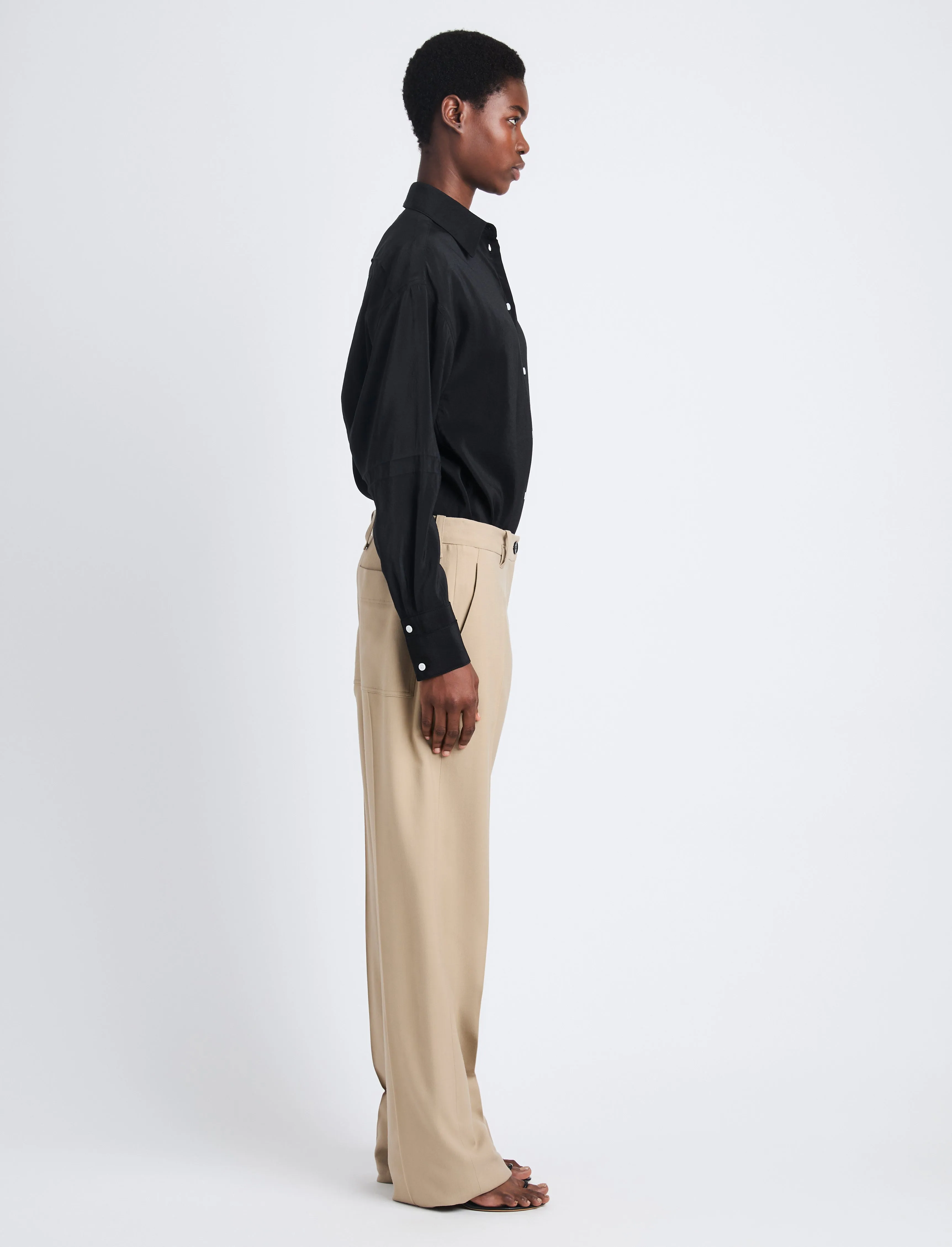 Otis Pant in Viscose Wool sold by Proenza Schouler product image thumbnail 3