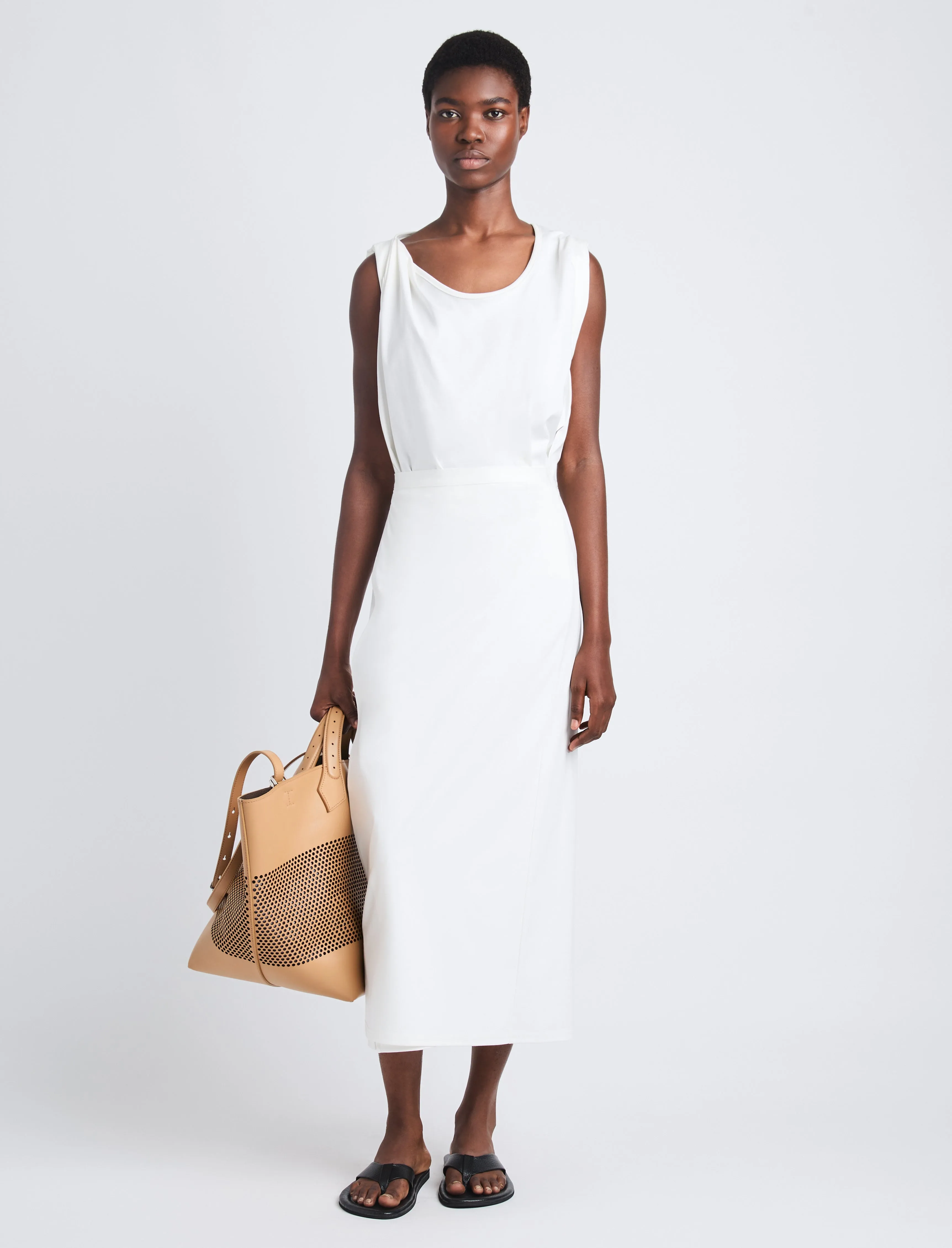 Lynn Dress in Eco Cotton Jersey sold by Proenza Schouler product image thumbnail 2