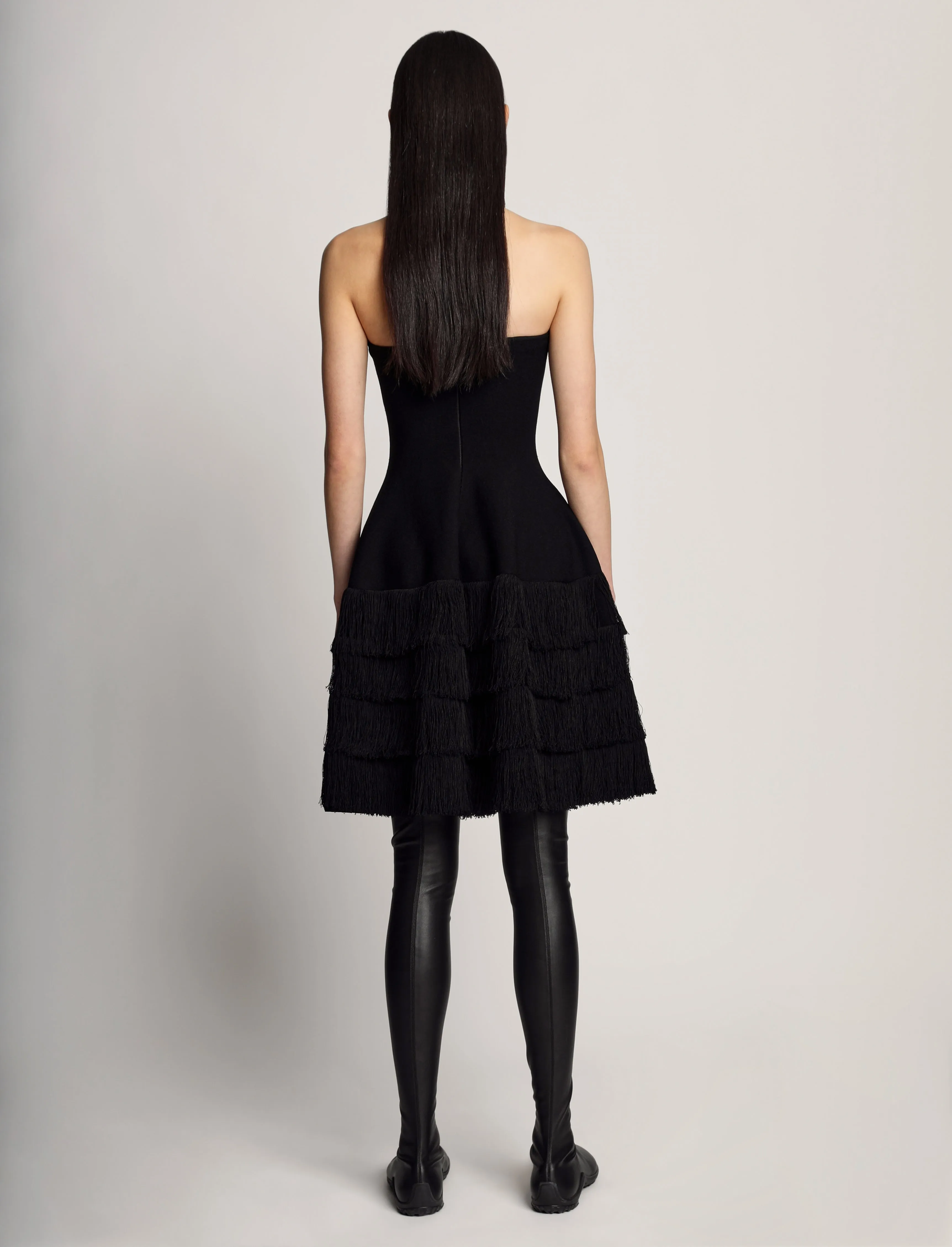 Textured Fringe Knit Sculpted Dress sold by Proenza Schouler product image thumbnail 4