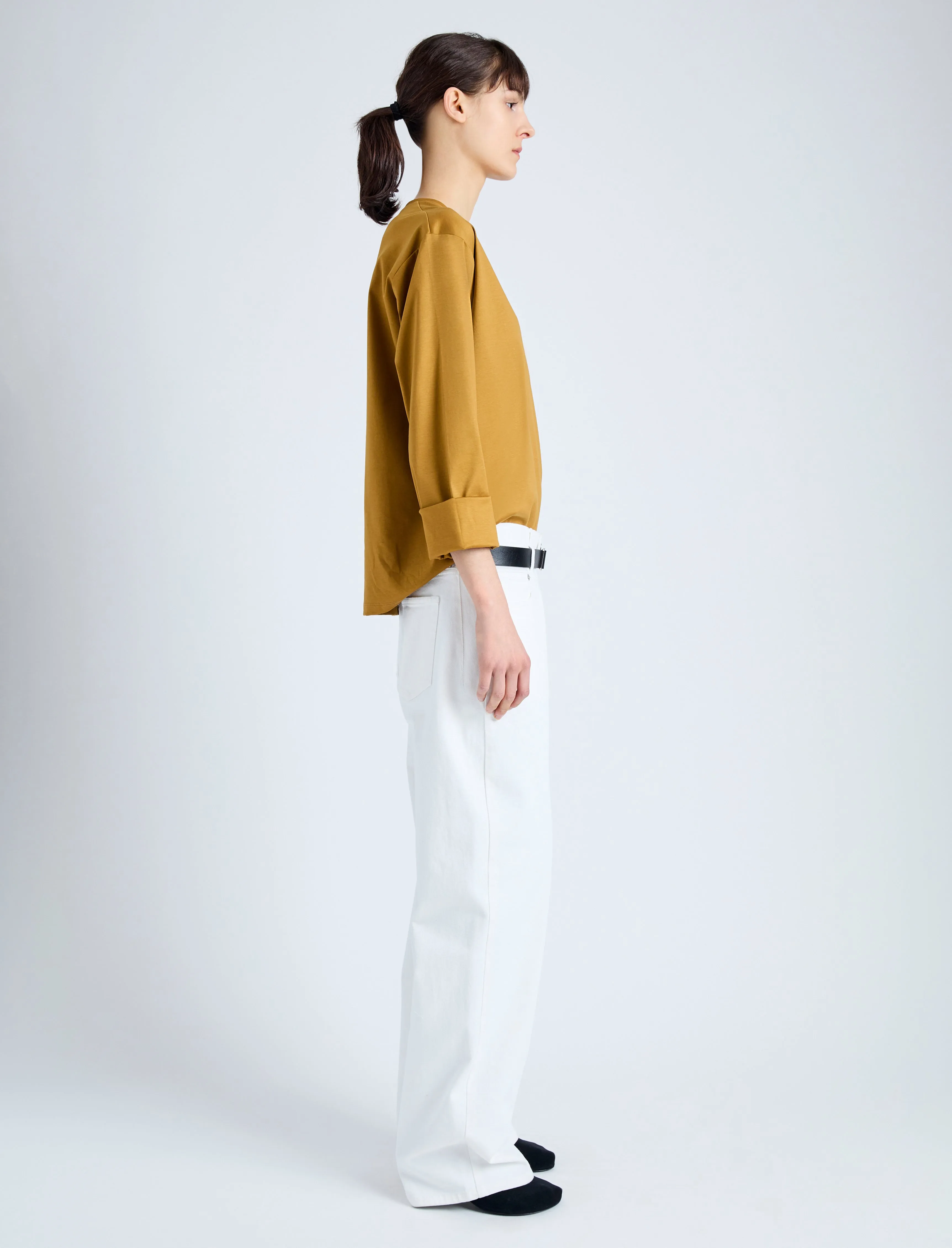 Olson T-Shirt in Eco Cotton Jersey sold by Proenza Schouler product image thumbnail 4