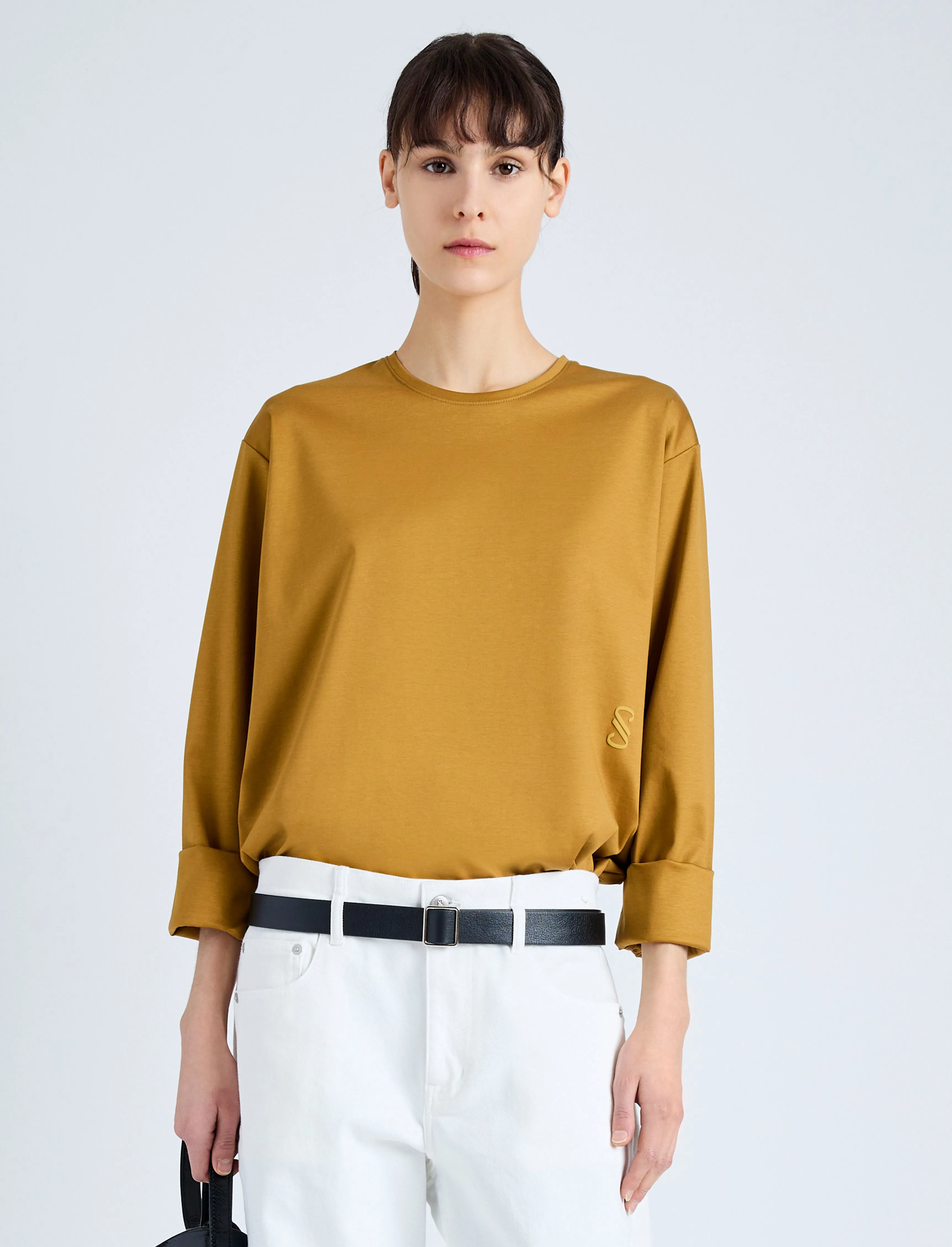 Olson T-Shirt in Eco Cotton Jersey sold by Proenza Schouler product image thumbnail 2