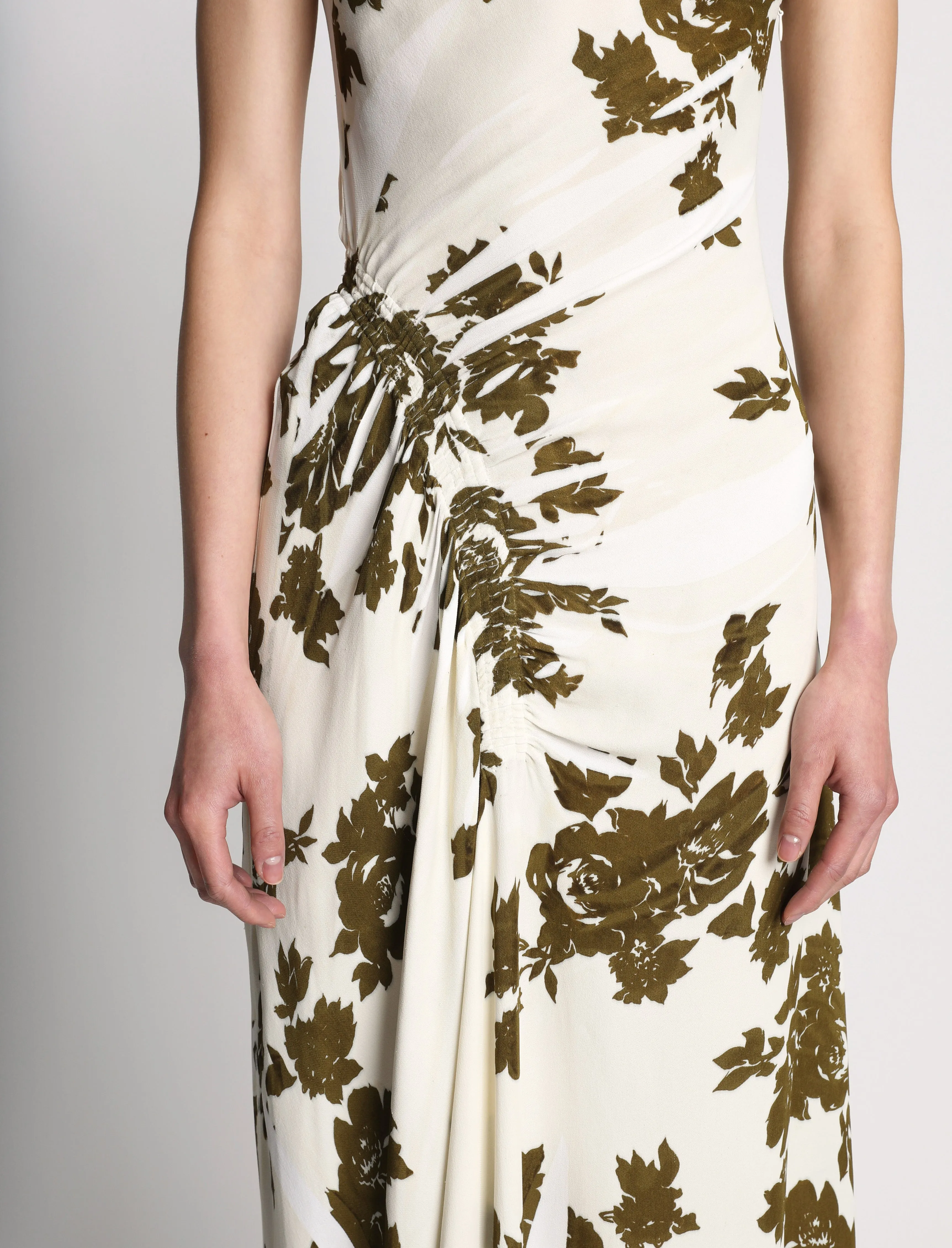 Floral Garment Printed Dress sold by Proenza Schouler product image thumbnail 5