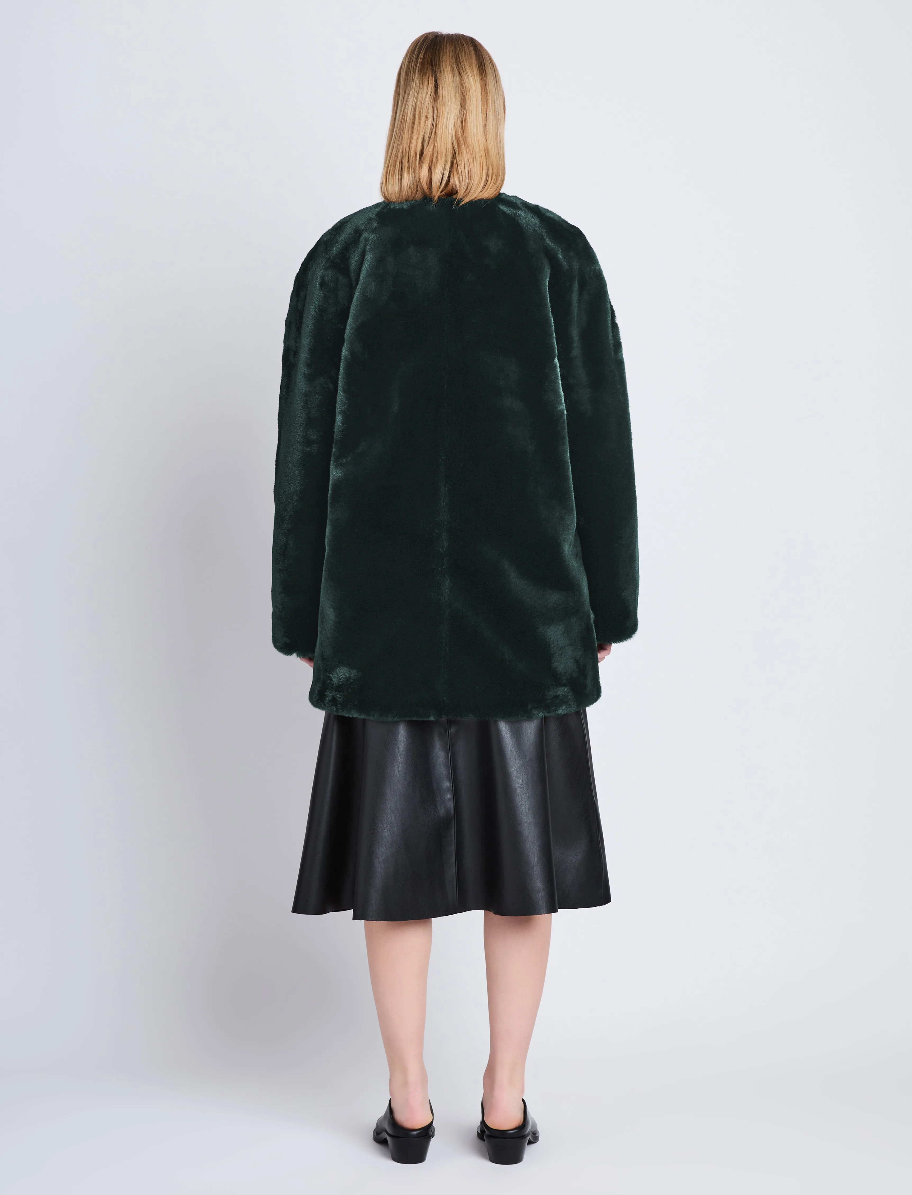 Penelope Coat in Faux Mink sold by Proenza Schouler product image thumbnail 5